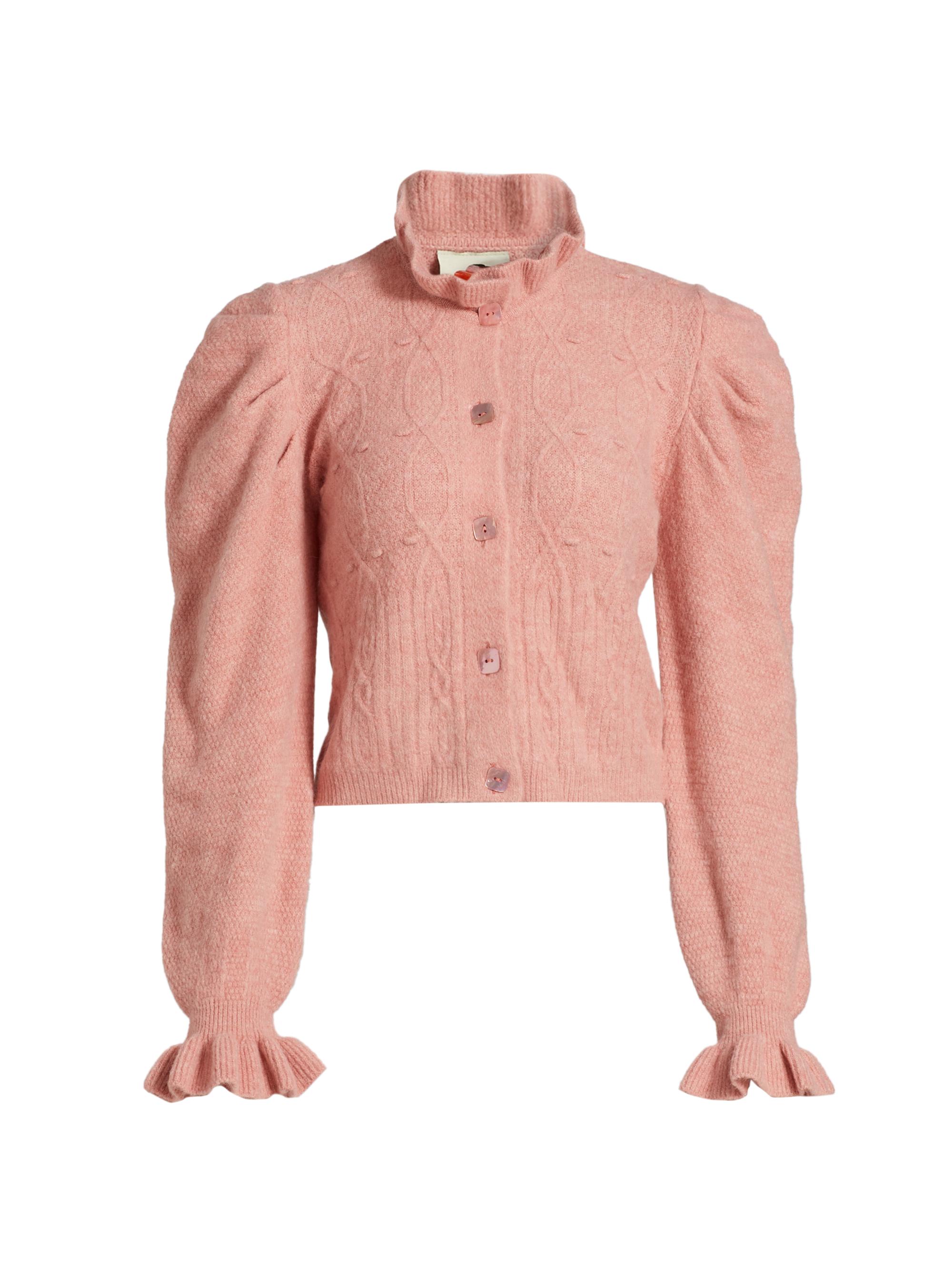 rosémuse Frill cardigan set mini knit OP frill cardigan set mini knit OP – BUNNY APARTMENT