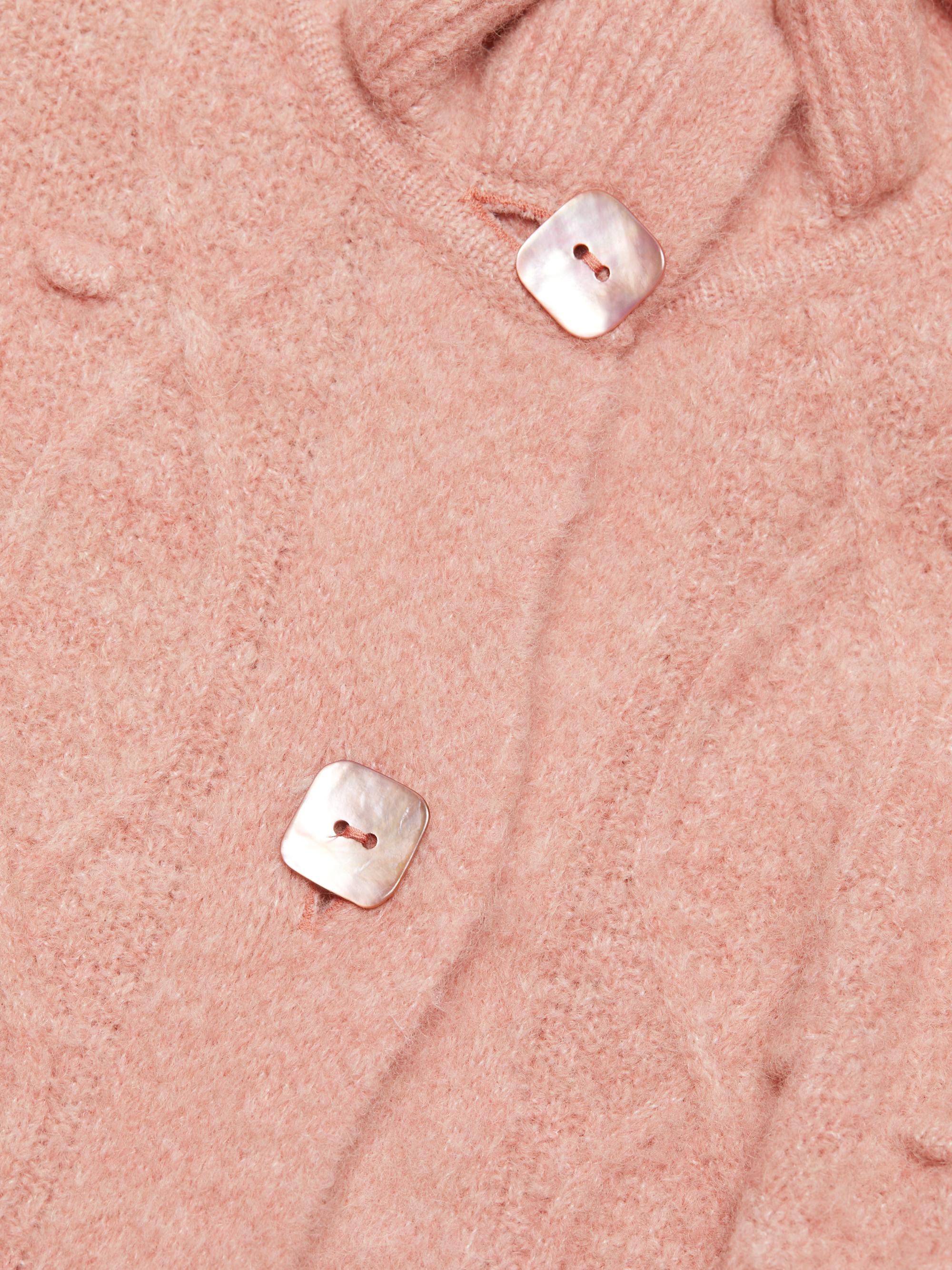 Farm Rio Ruffle Knit Cardigan | Saks Fifth Avenue