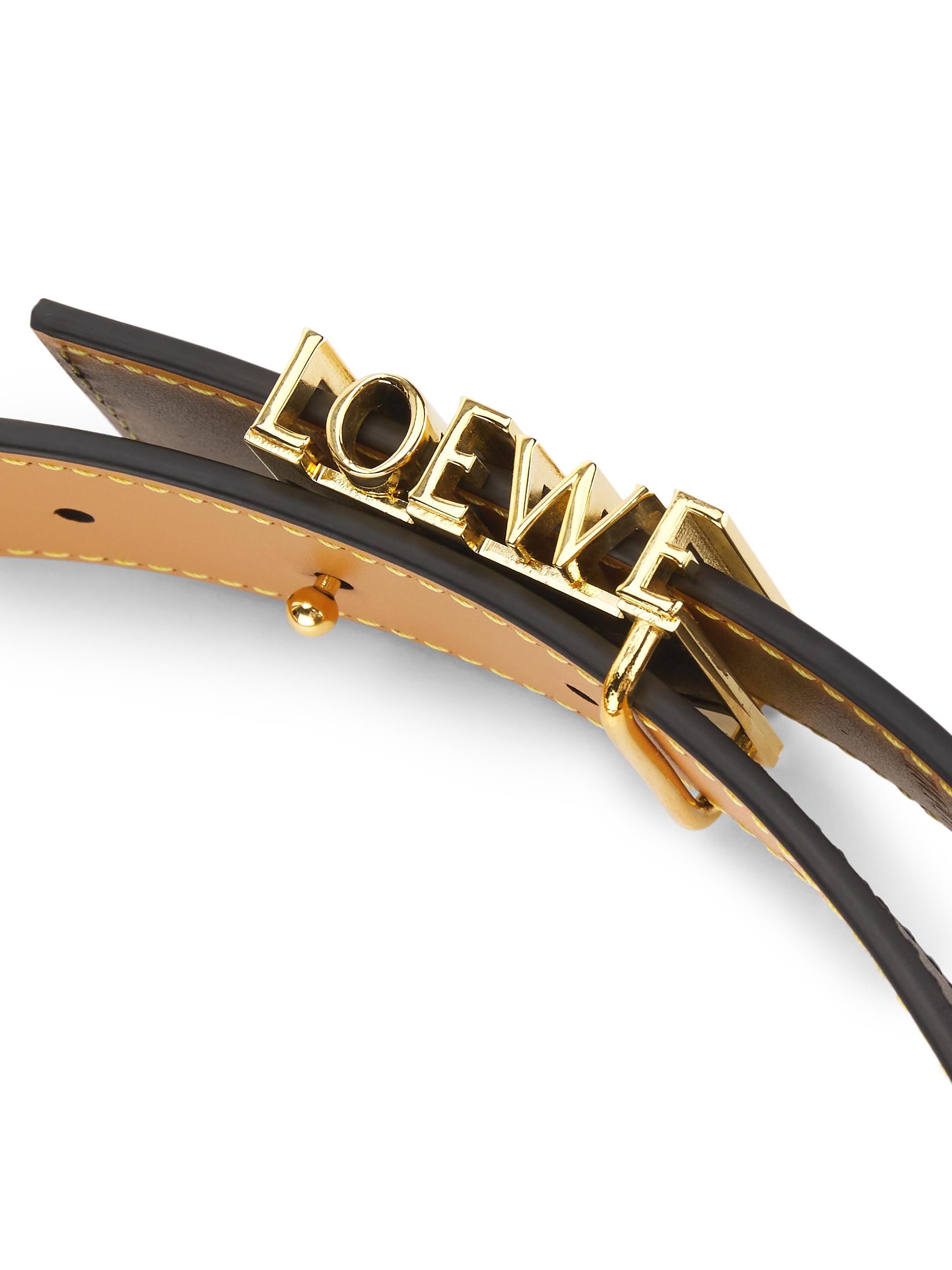 LOEWE Graphic Leather Belt | Saks Fifth Avenue