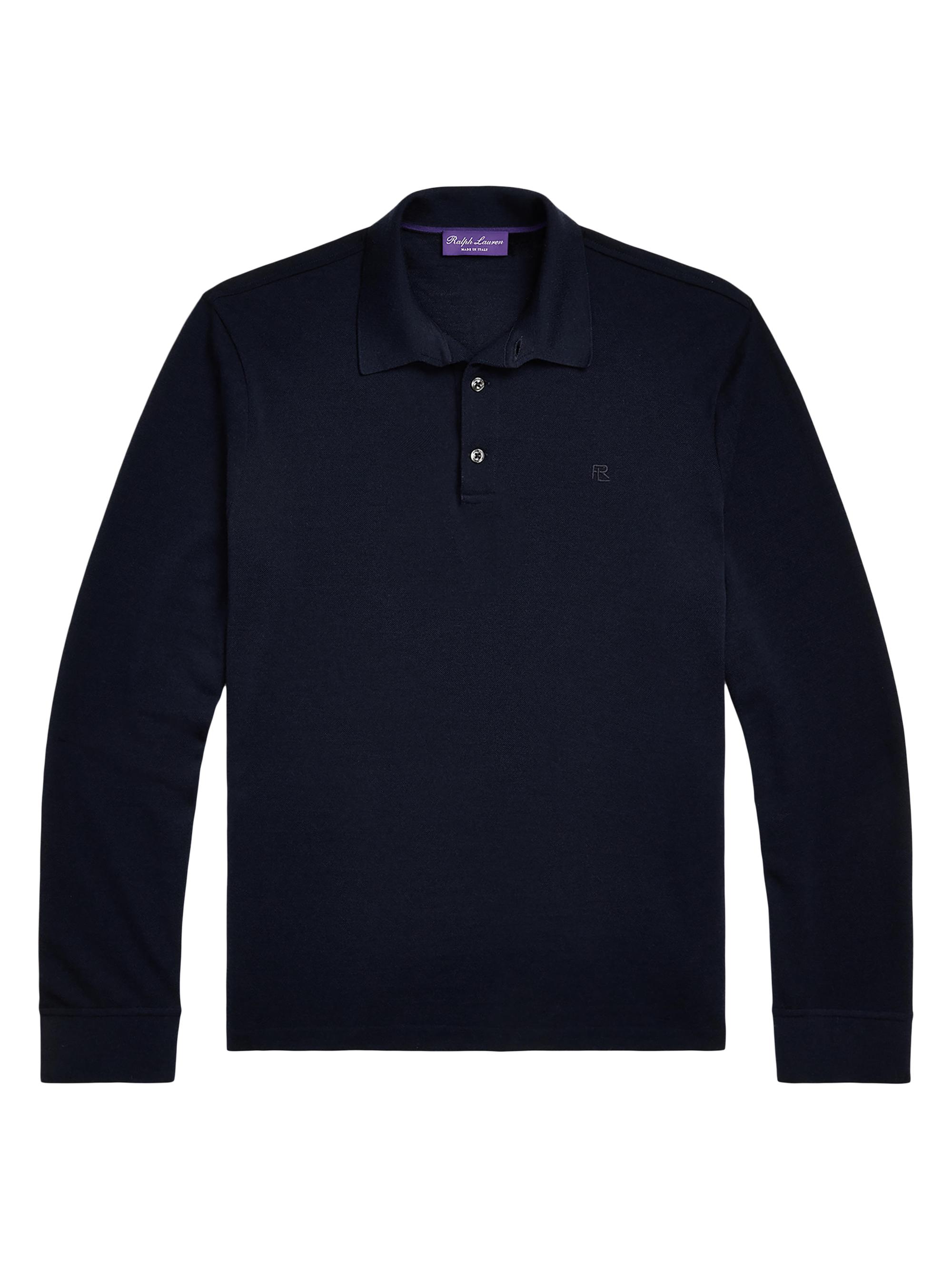 メンズウェア RALPH LAUREN PURPLE LABEL LS POLO SHIRT 0400022011041_CLASSICCHAIRMANN