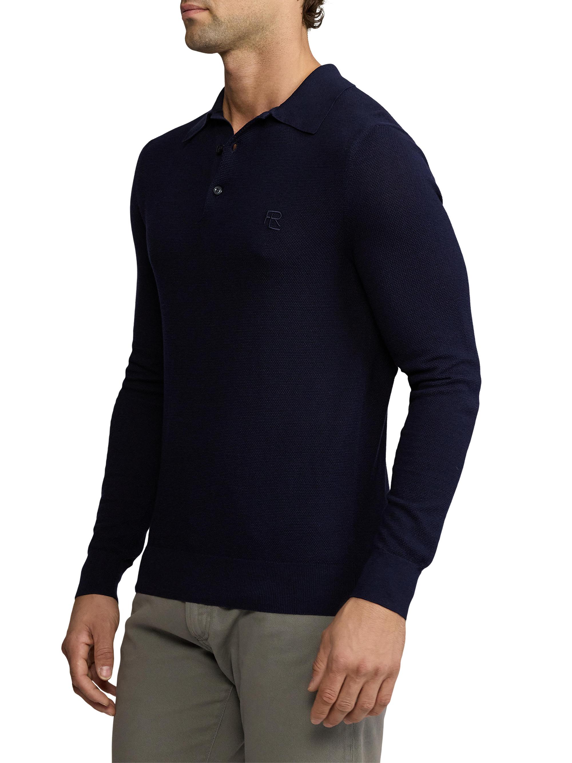 Ralph Lauren Purple Label Polo Silk-Cotton Sweater | Saks Fifth Avenue