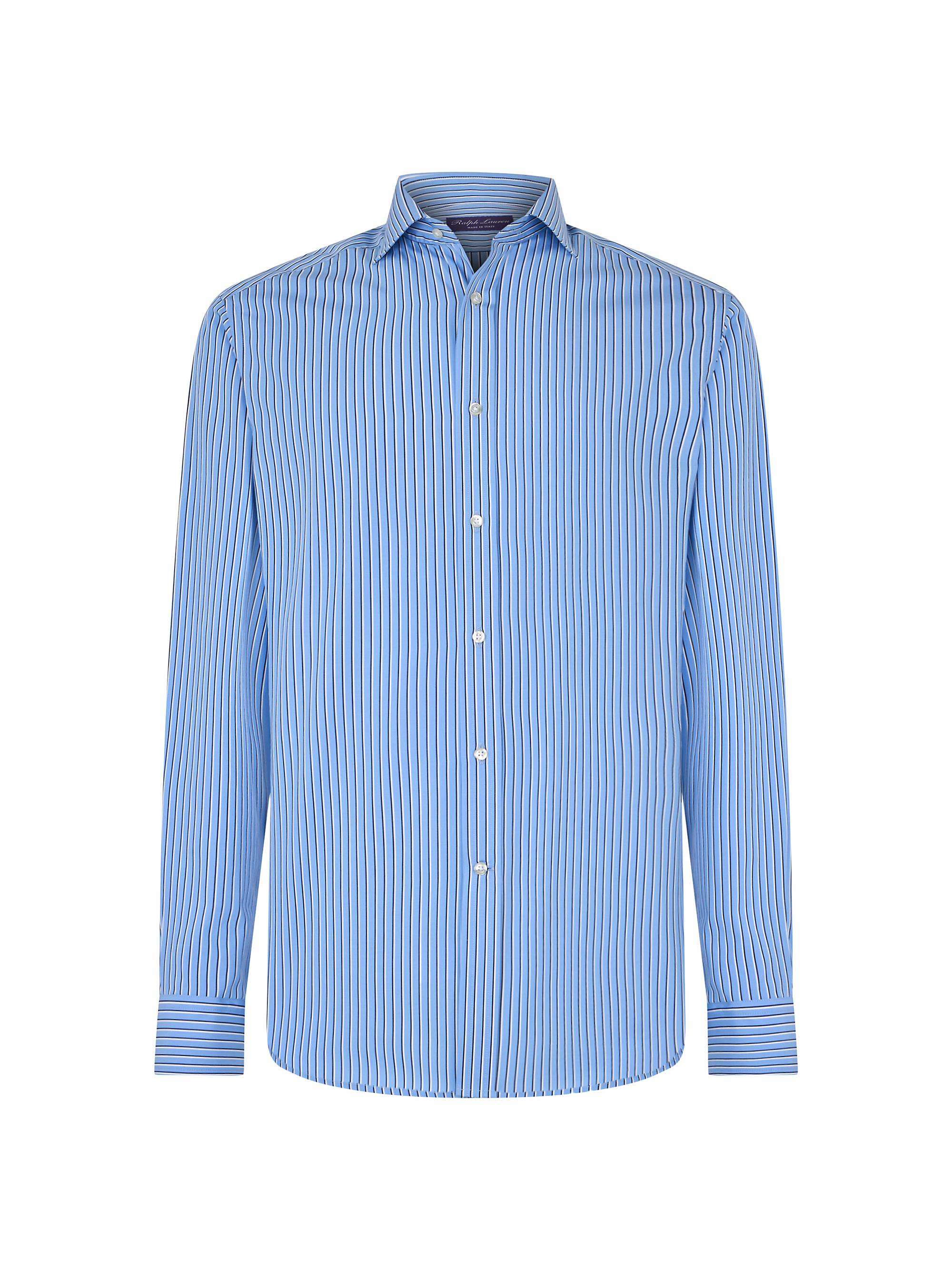 Ralph Lauren Purple Label Striped Poplin Shirt | Saks Fifth Avenue