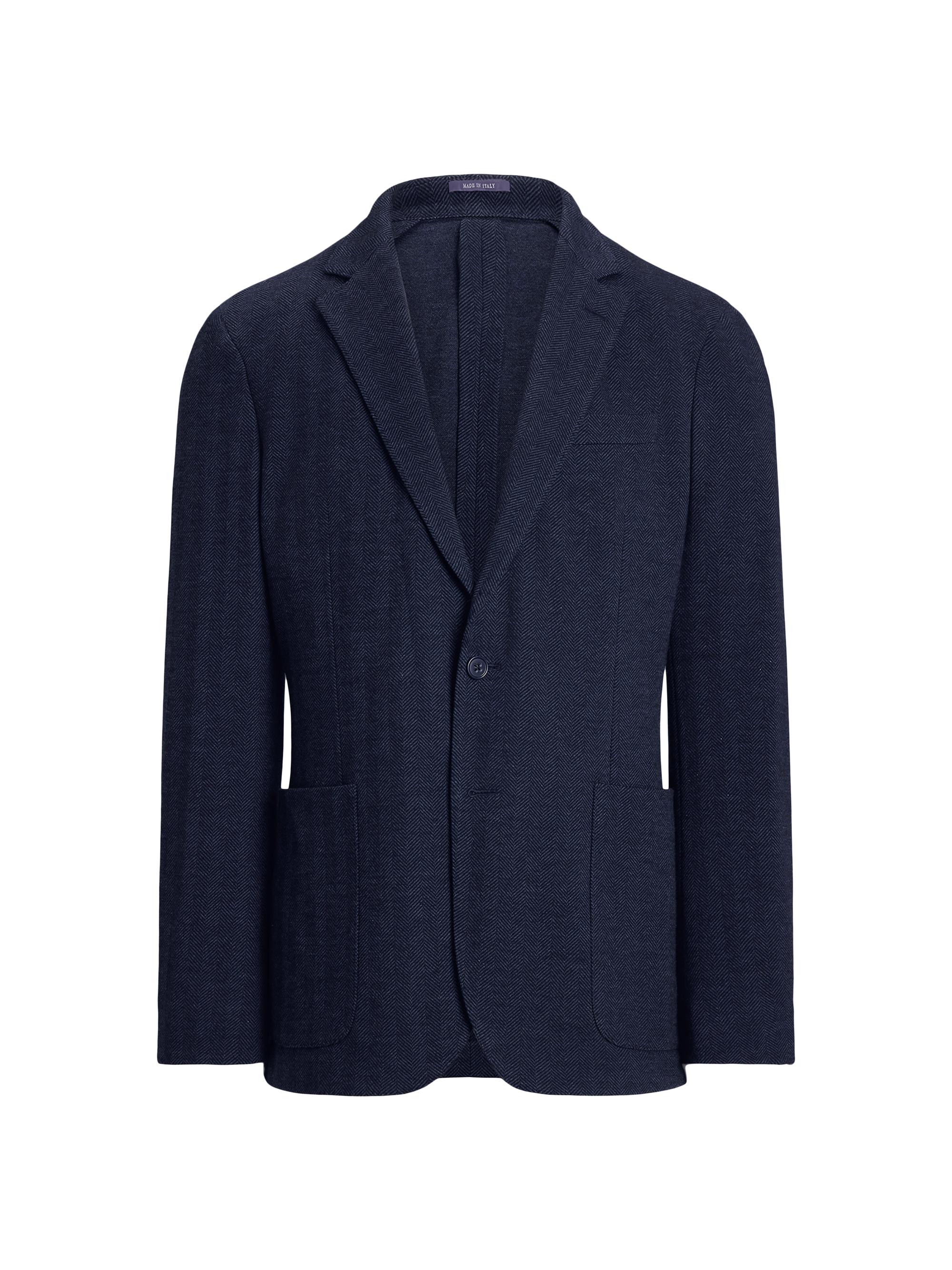Ralph Lauren Purple Label Hadley Hand-Tailored Herringbone Jacket