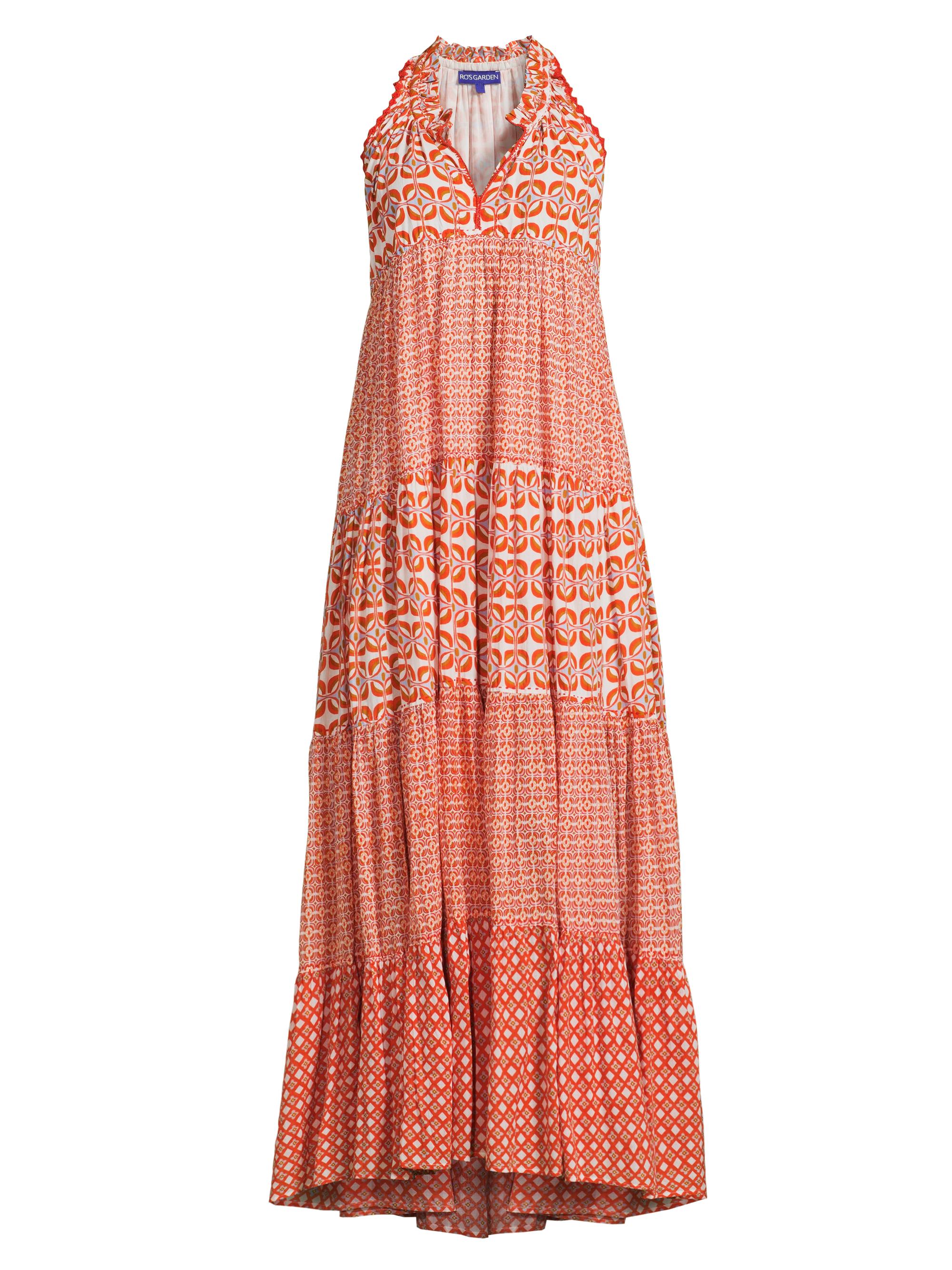 Ro's Garden Sofia Printed Cotton Maxi Dress | Saks Fifth Avenue