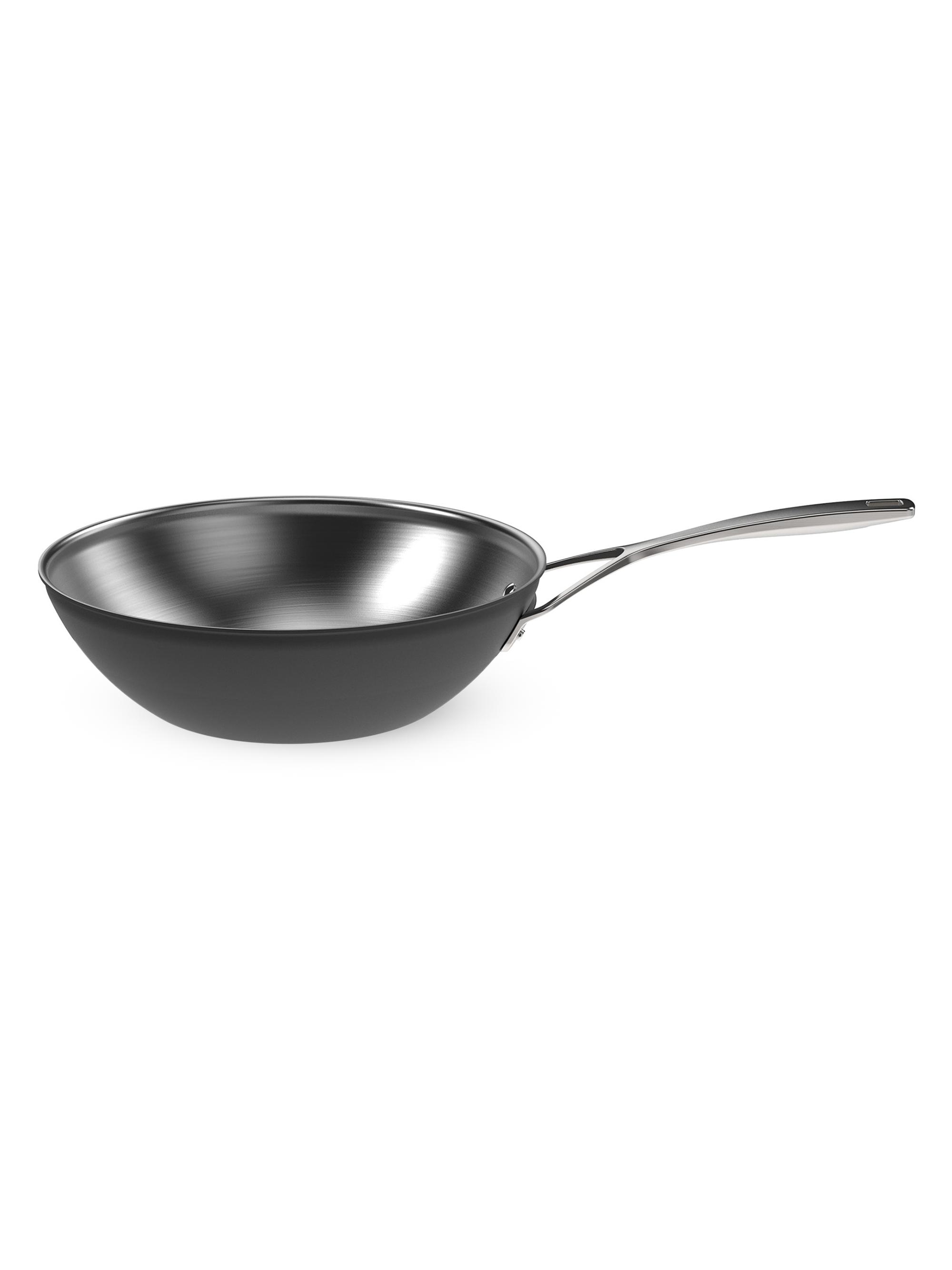 Demeyere Black 5 Stainless Steel with Ceramic Exterior Coating Wok - Black
