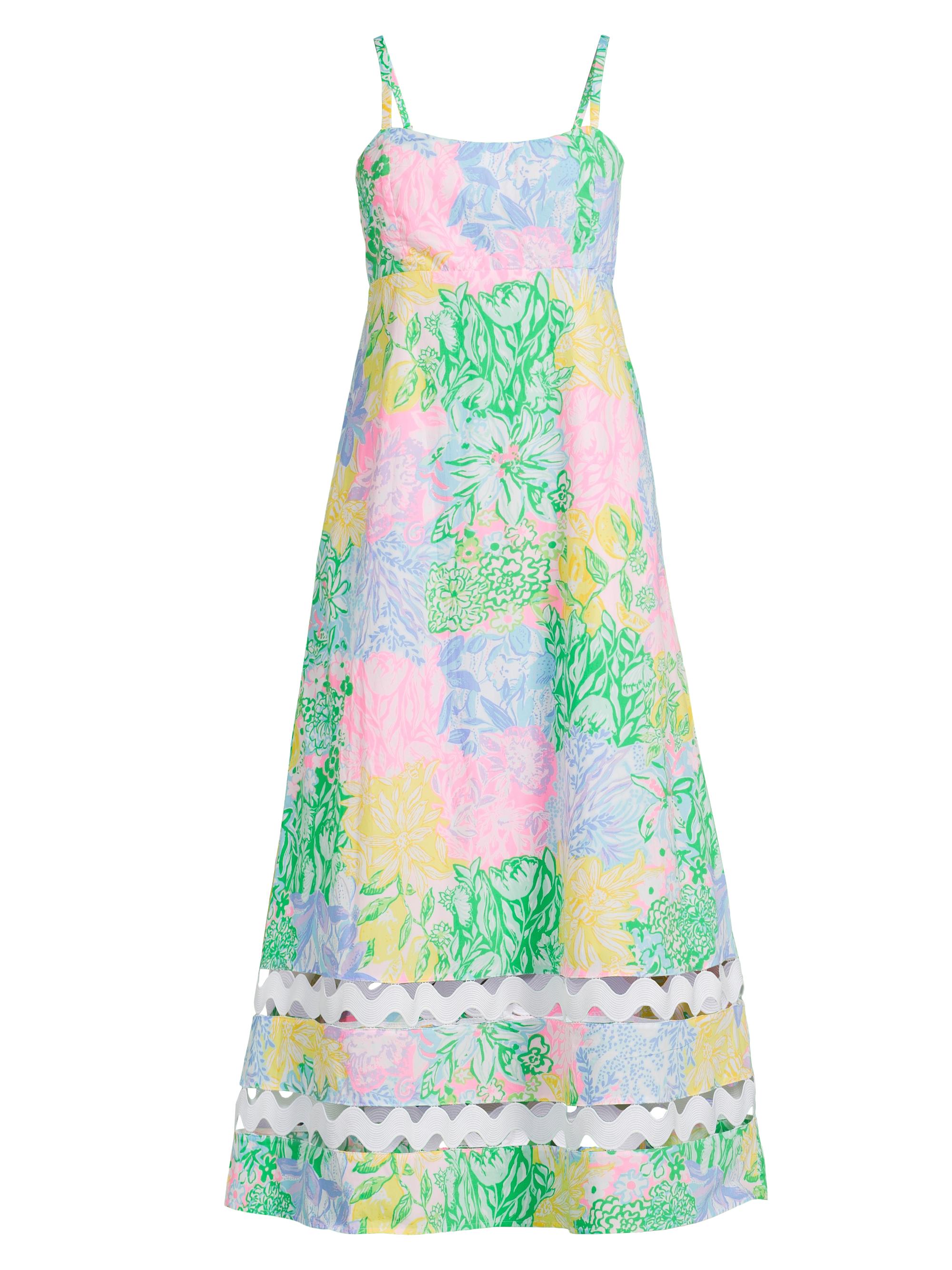 Lilly Pulitzer Women's Haliey Floral Cotton Midi-Dress - Multi Bright