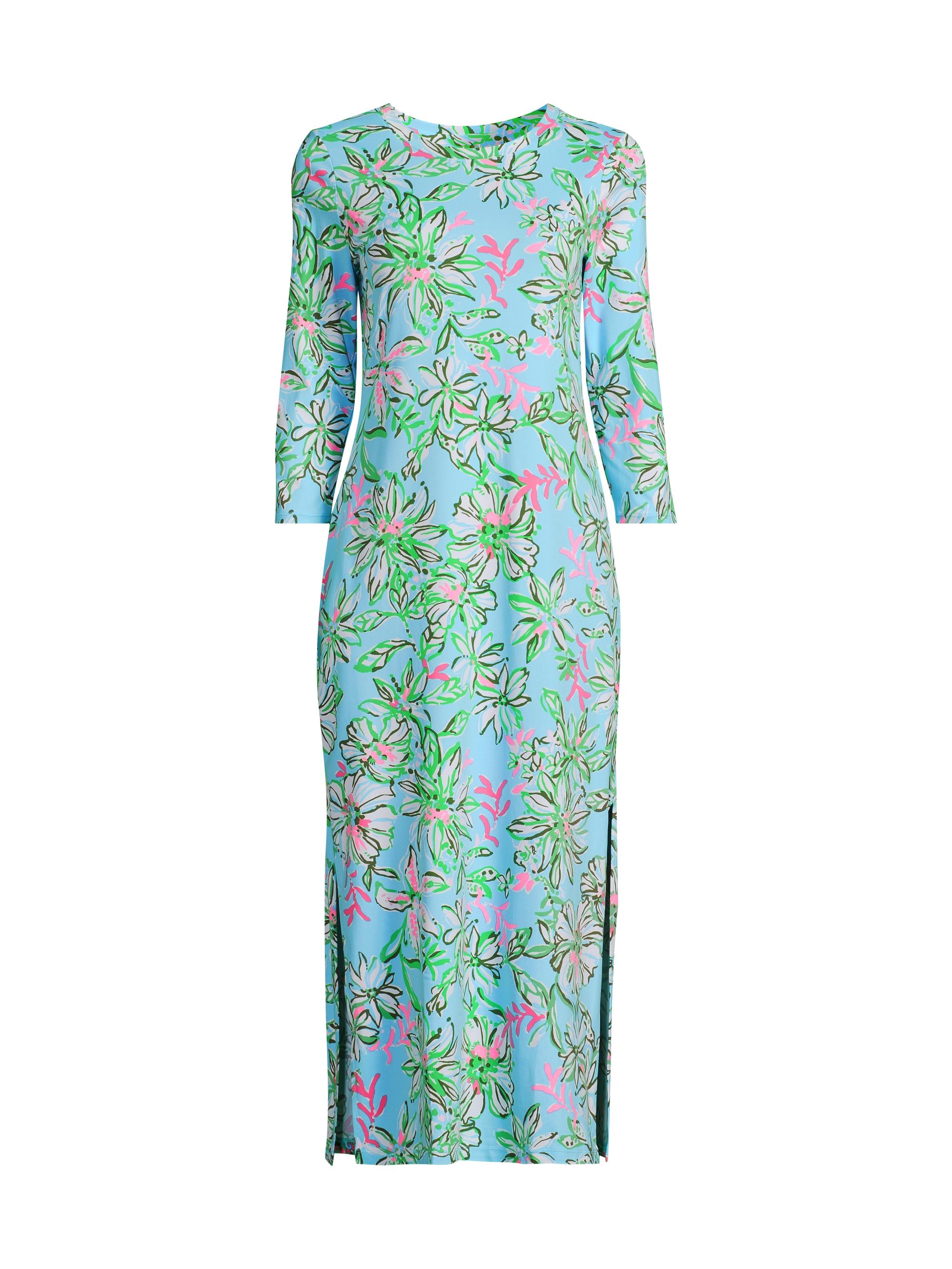 Lilly Pulitzer Women's Deena Sun of a Bum UPF 50+ Midi-Dress
