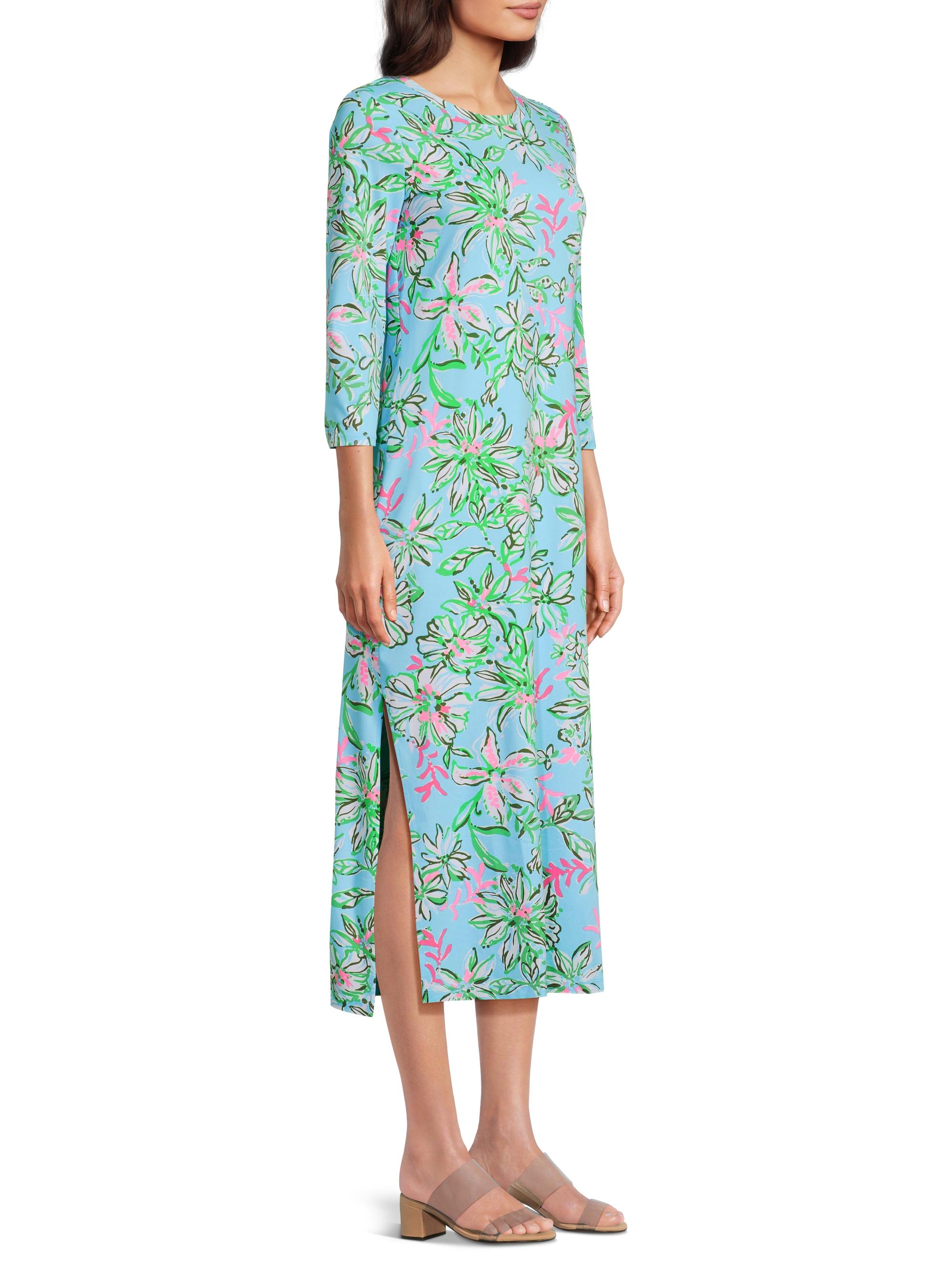 Lilly Pulitzer Deena Sun of a Bum UPF 50+ Midi-Dress | Saks Fifth Avenue