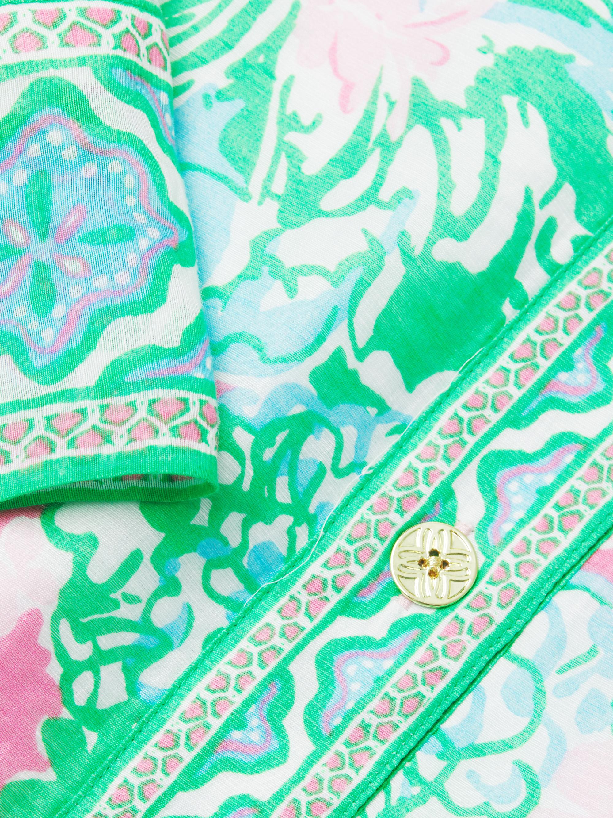 Lilly Pulitzer Daphnie Plumes in Bloom Tunic Dress | Saks Fifth Avenue