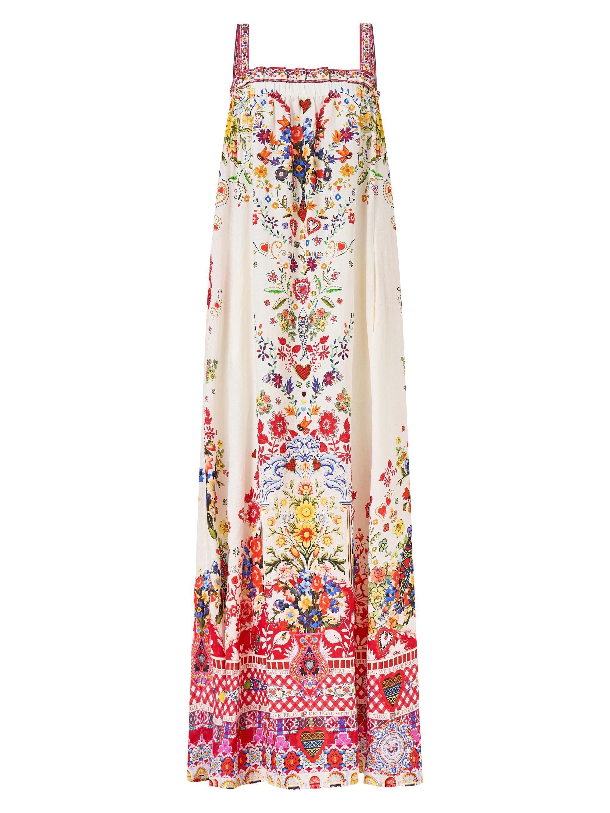 Camilla Camilla x White Lotus Lace-Up Short Caftan | Saks