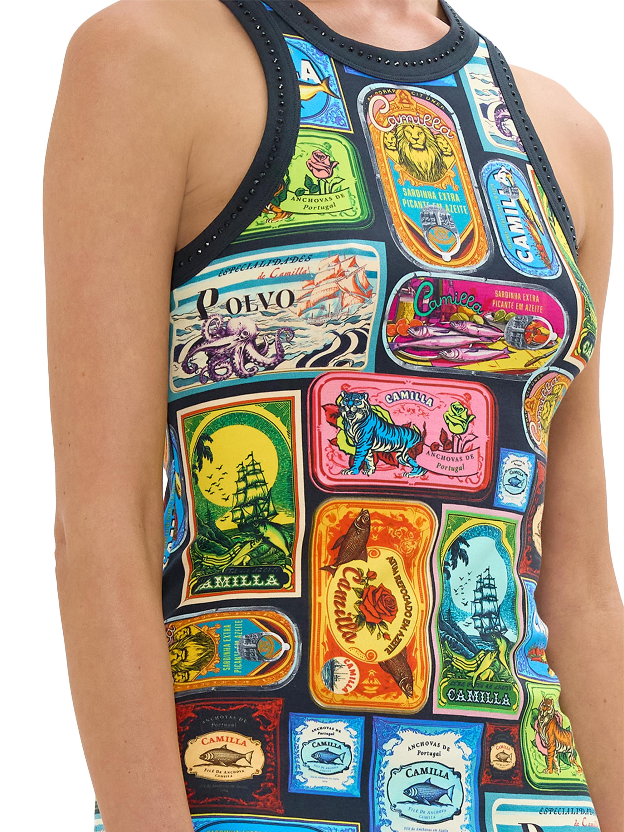 Camilla Tin Jersey Tank Dress | Saks Fifth Avenue