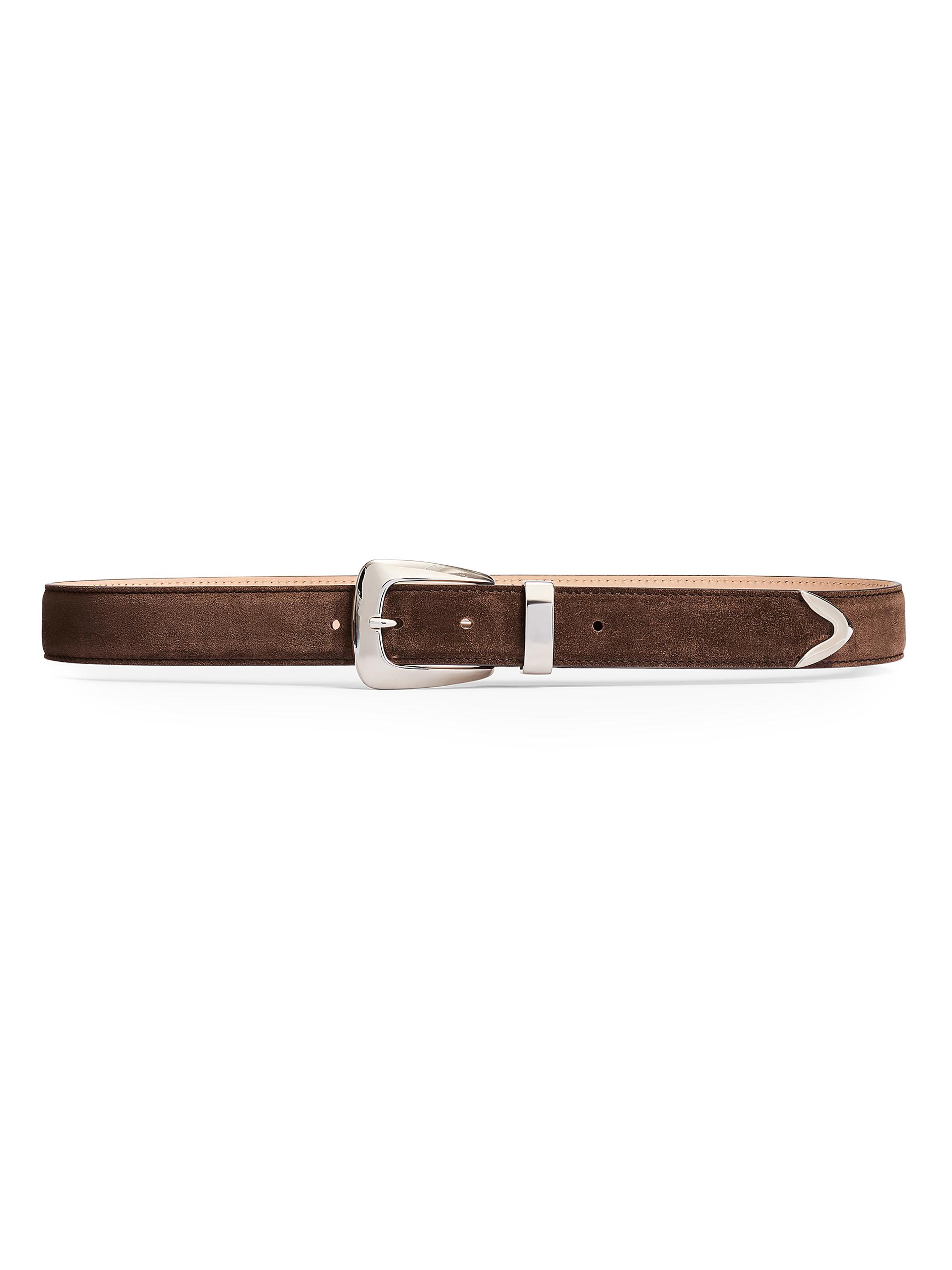 Khaite Women's Benny Leather Buckle Belt - Ebano