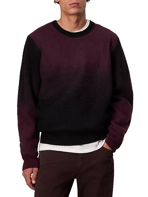 Shop rag & bone Downing Wool-Cashmere Crewneck Sweater Shop rag & bone Downing Wool-Cashmere Crewneck Sweater