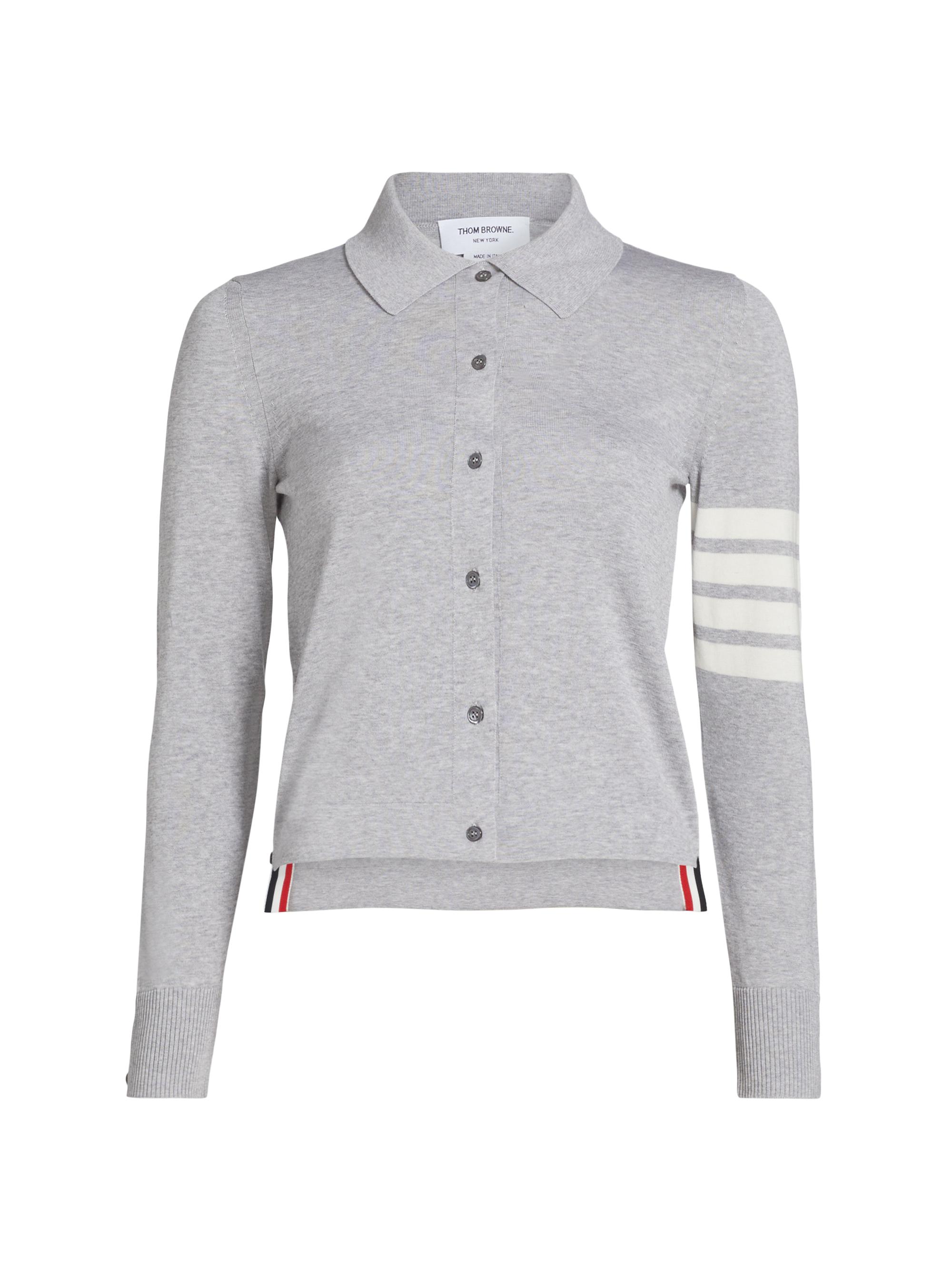 Thom Browne 4-Bar Long-Sleeve T-Shirt | Saks Fifth Avenue
