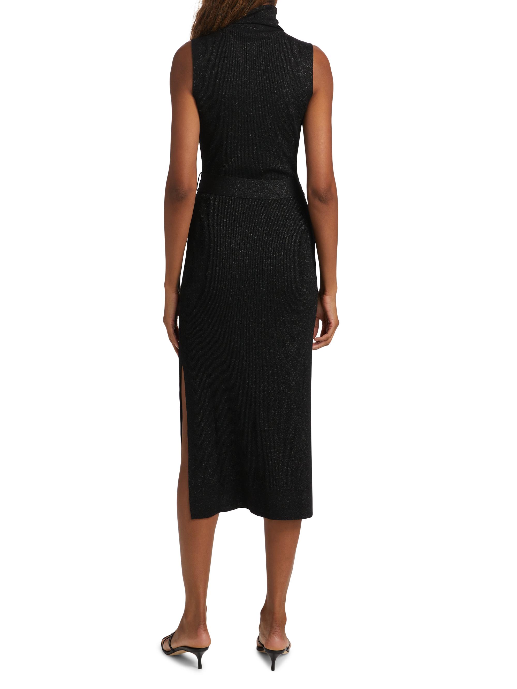 Paige Zoelle Shimmer Rib-Knit Midi-Dress | Saks Fifth Avenue