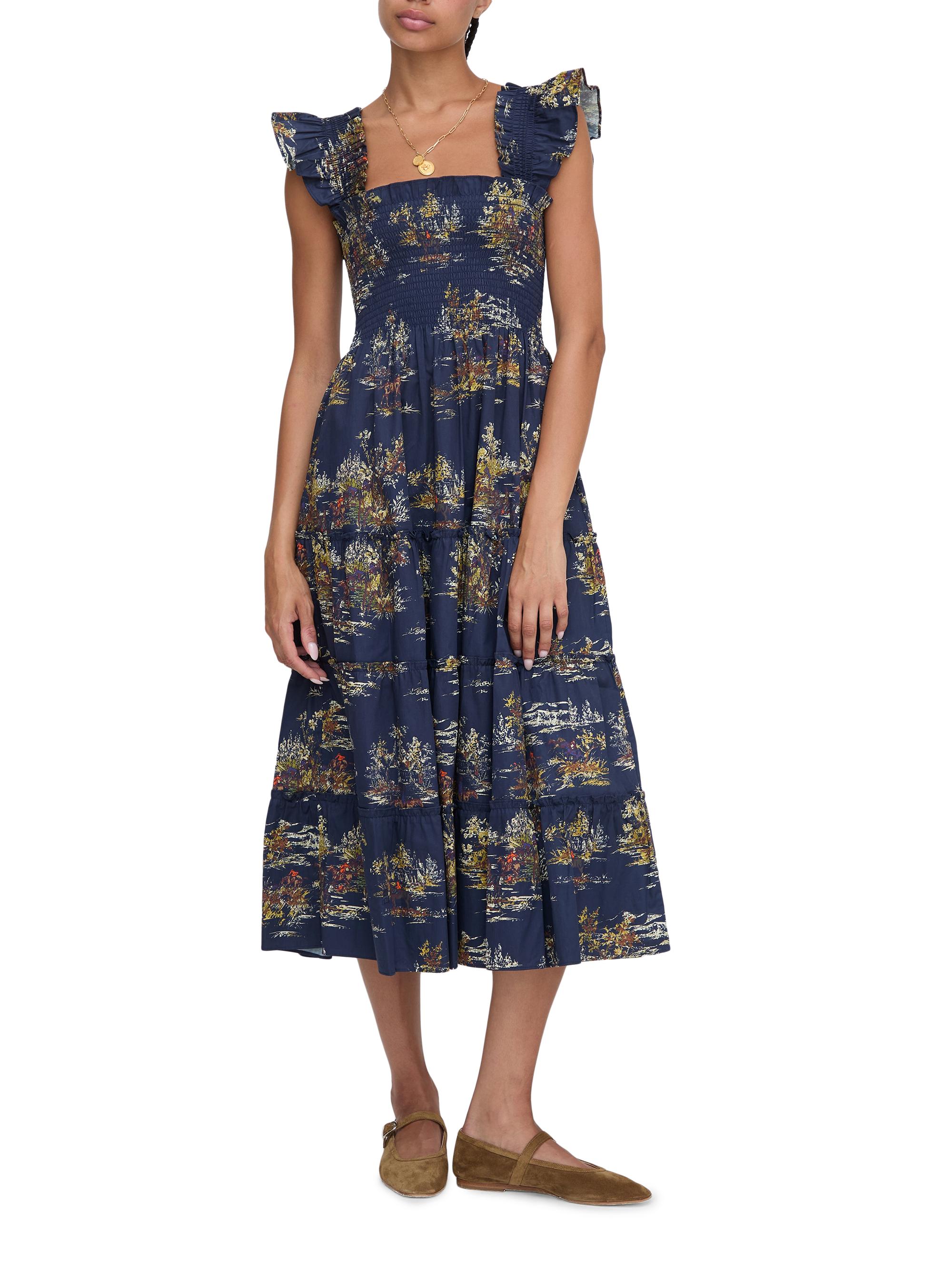 【今期購入】Elliy Feather Navy 36 新品・タグ付き Hill House Home The Ellie Nap Dress | Saks Fifth Avenue