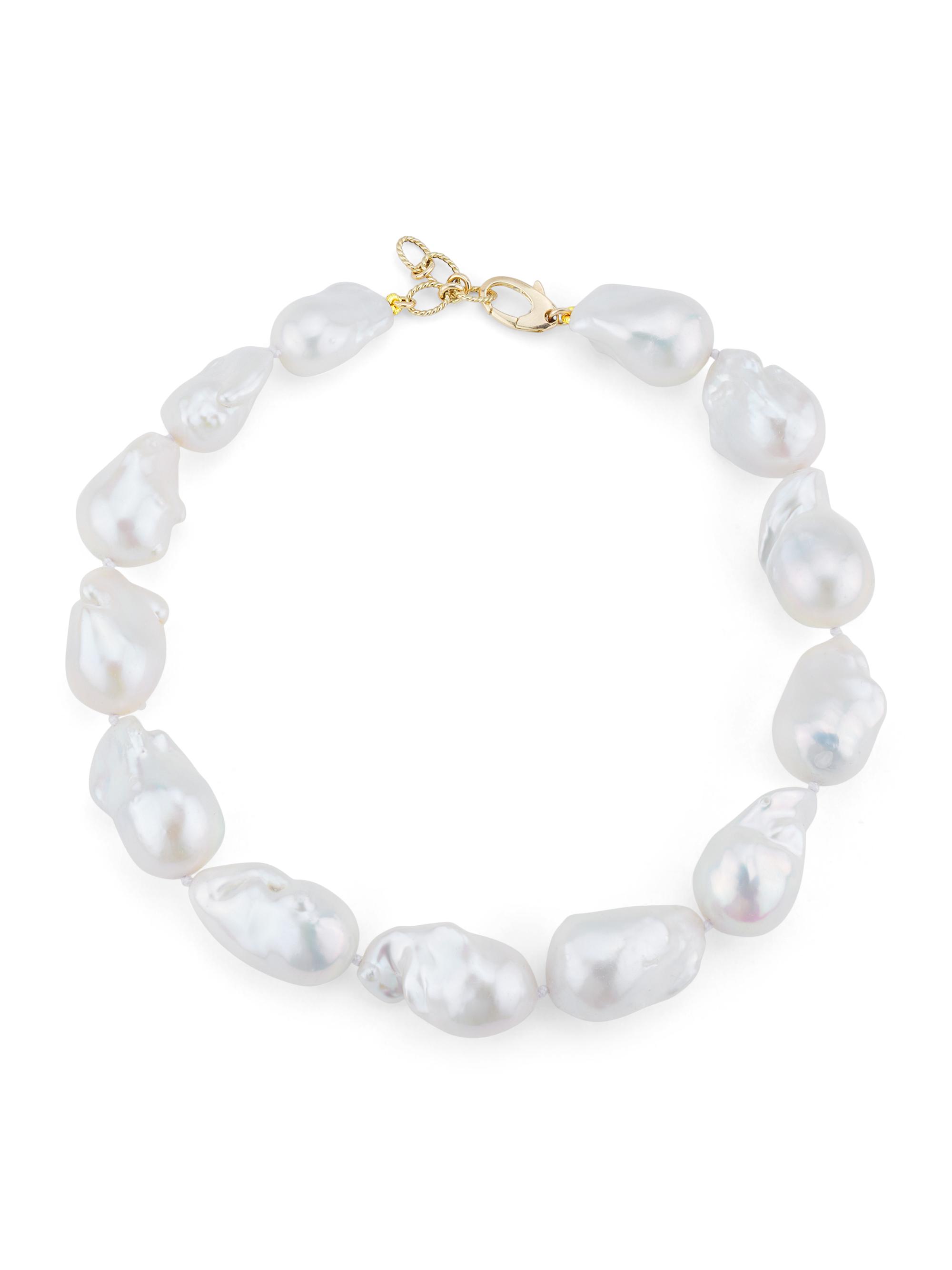 Nina Gilin Women's 14K Yellow Gold & Baroque Freshwater Pearl Necklace - Yellow Gold