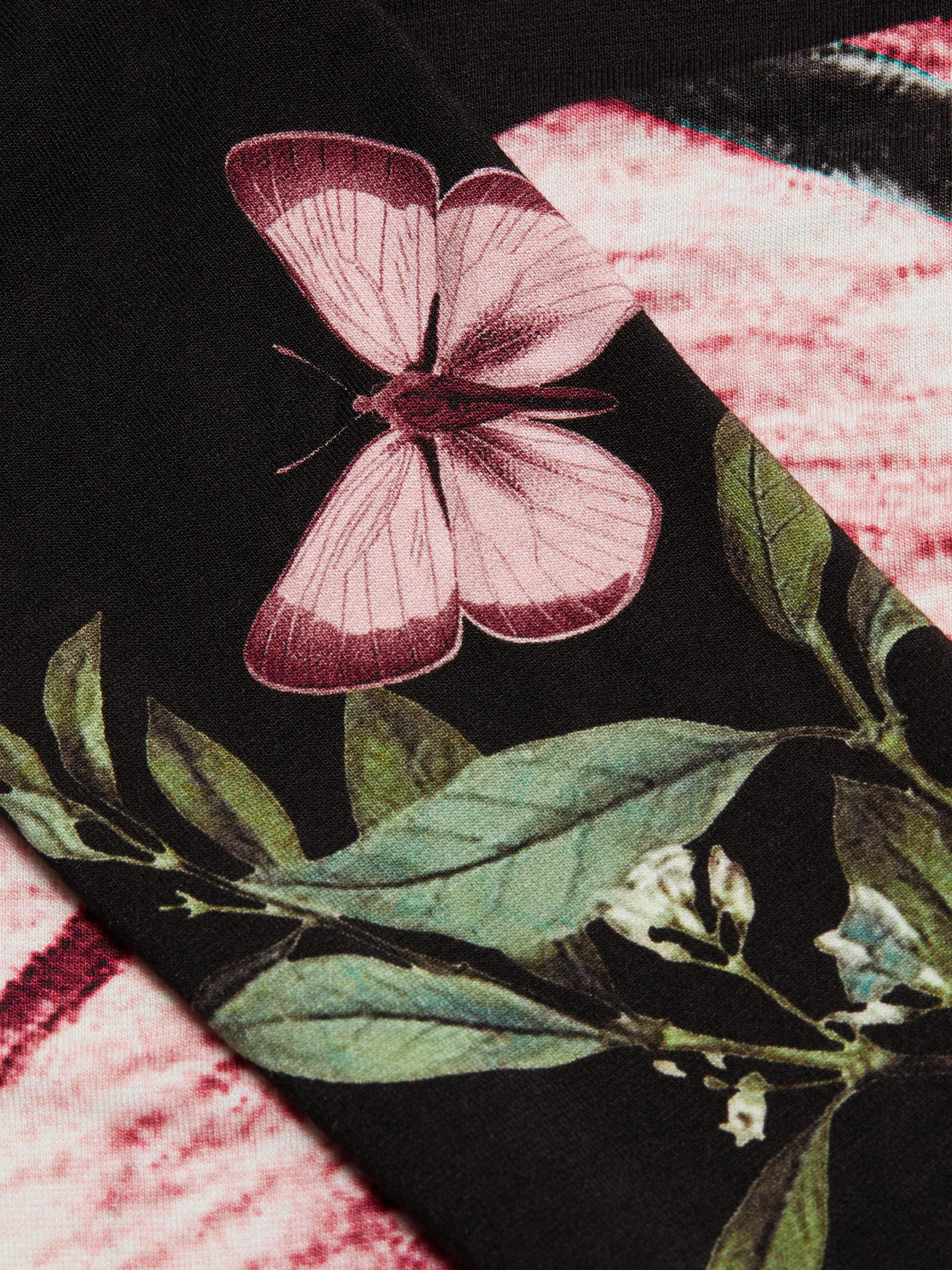 Alice and Oliviaレーストップス　インナー付き Tabitha Lace Button Front Cropped Blouse In Georgia Floral