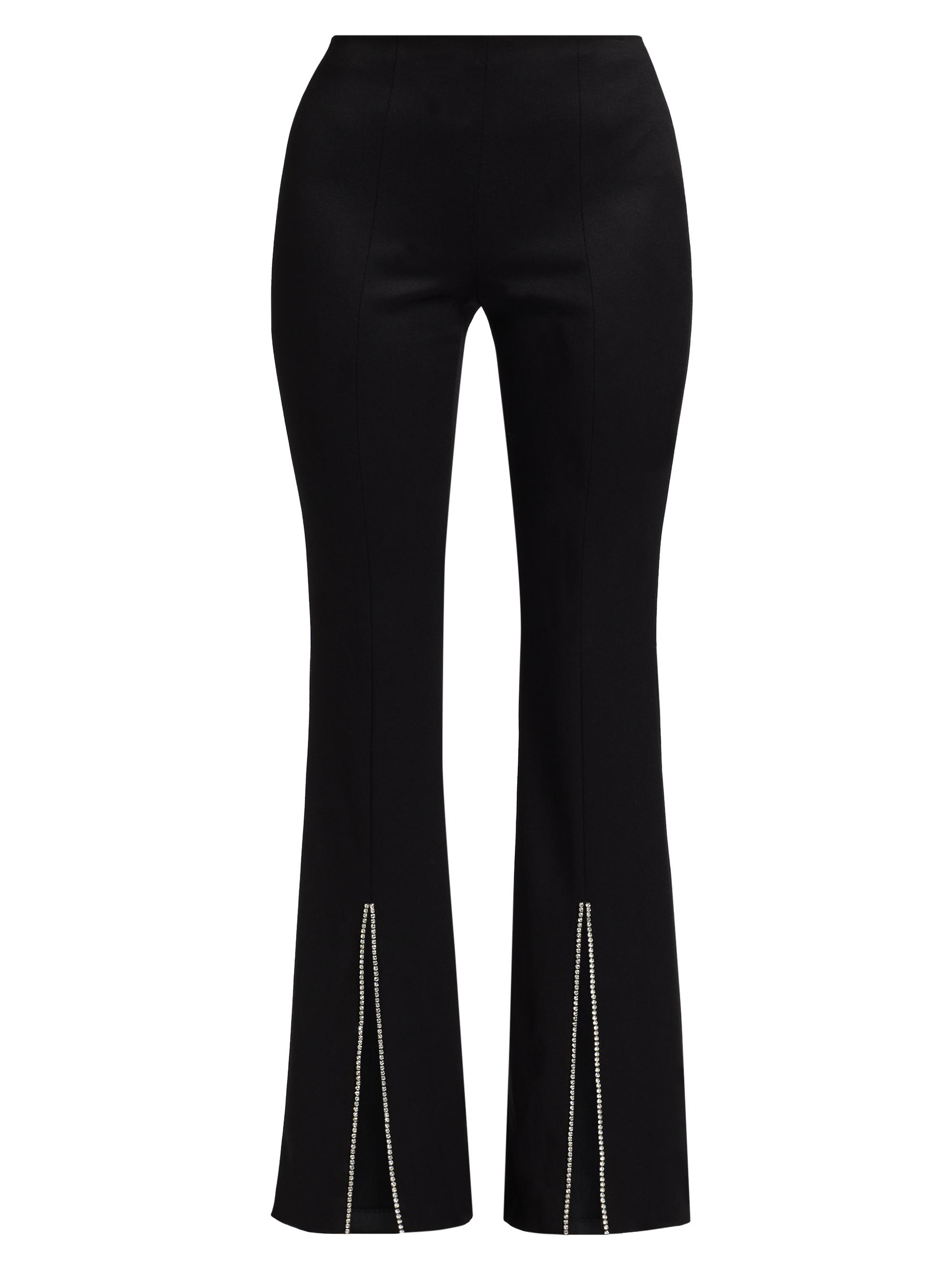 Alice + Olivia Rhinestone Stretch Boot-Cut Pants | Saks