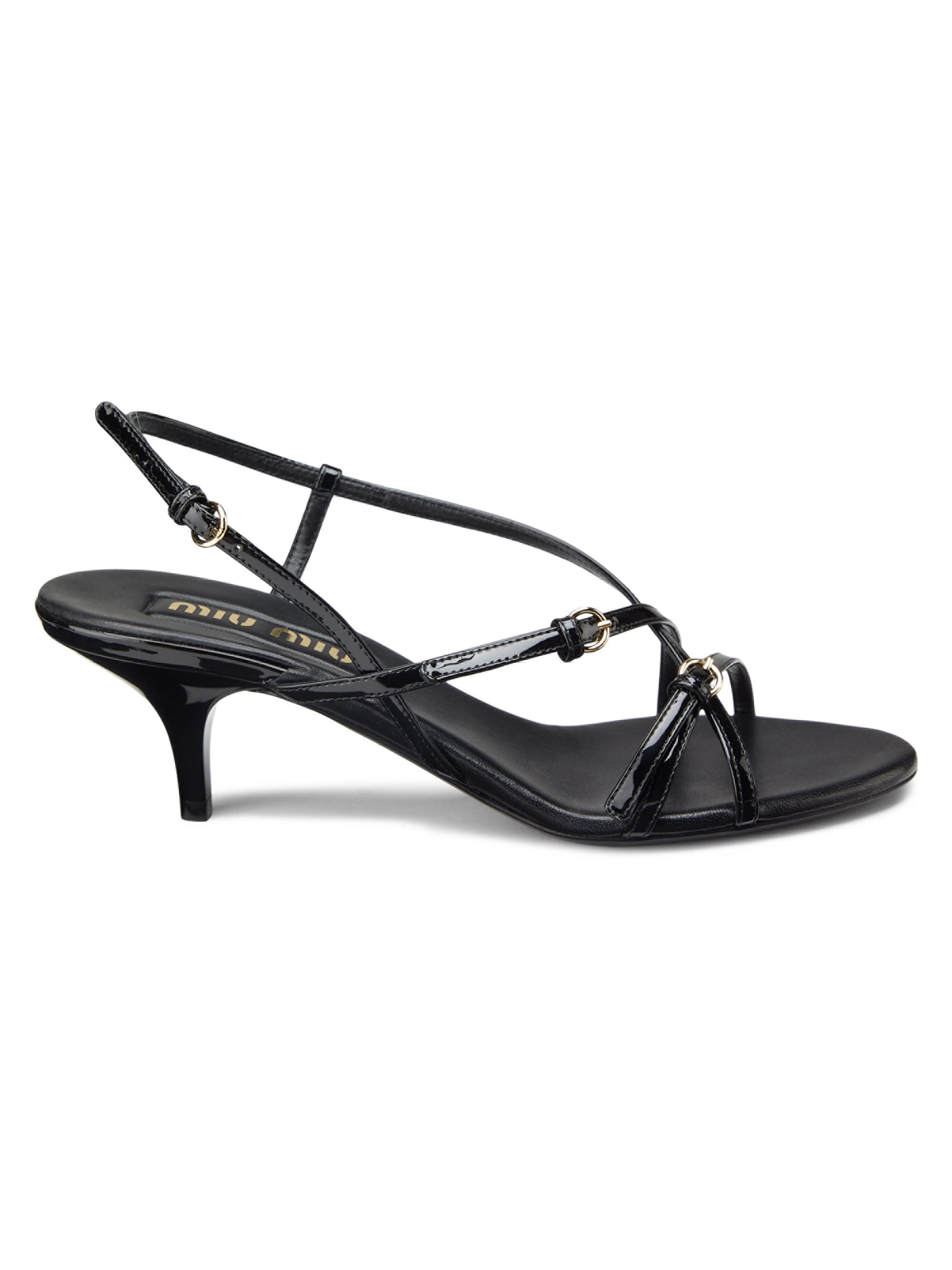 Miu Miu Women's Multi-Strap 55MM Sandals - Nero