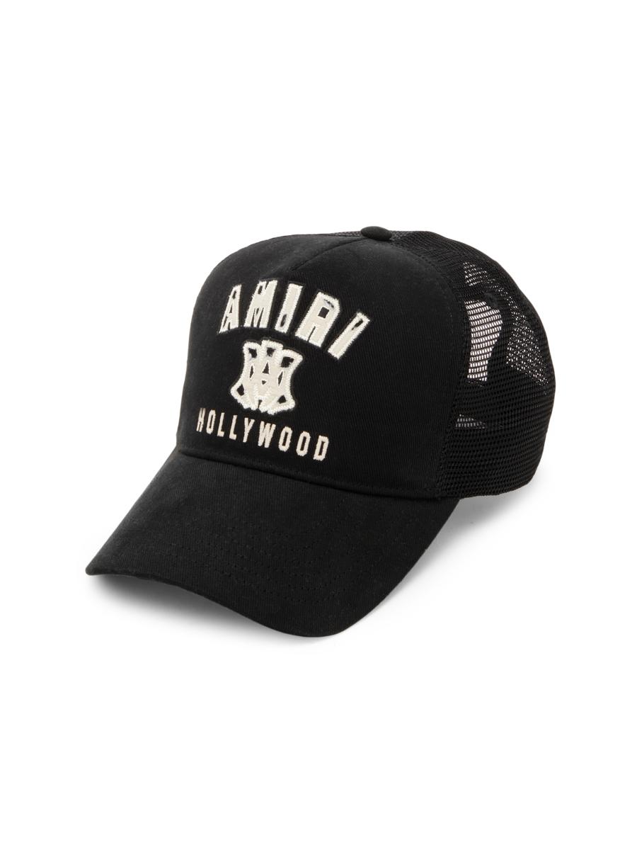 AMIRI MA Logo Trucker Cap | Black | FARFETCH
