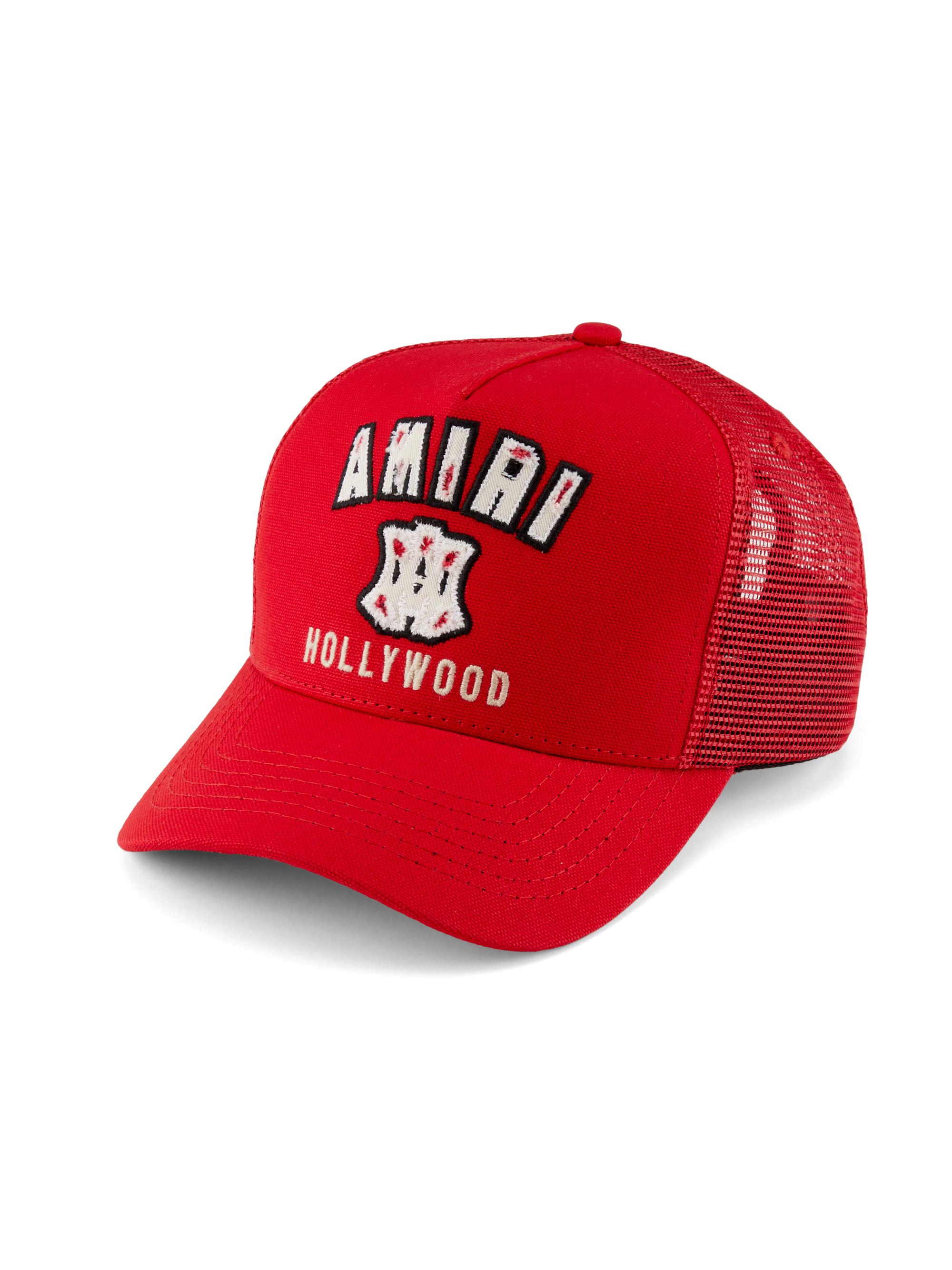 Amiri Men's MA Hollywood Trucker Hat - Deep Red