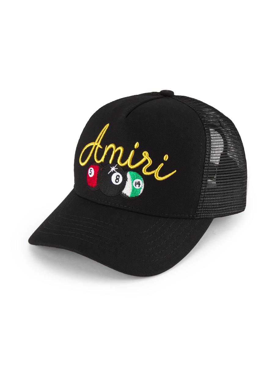 帽子 AMIRI Black Star Leather Trucker Cap AMIRI Black Star Leather Trucker Cap Amiri