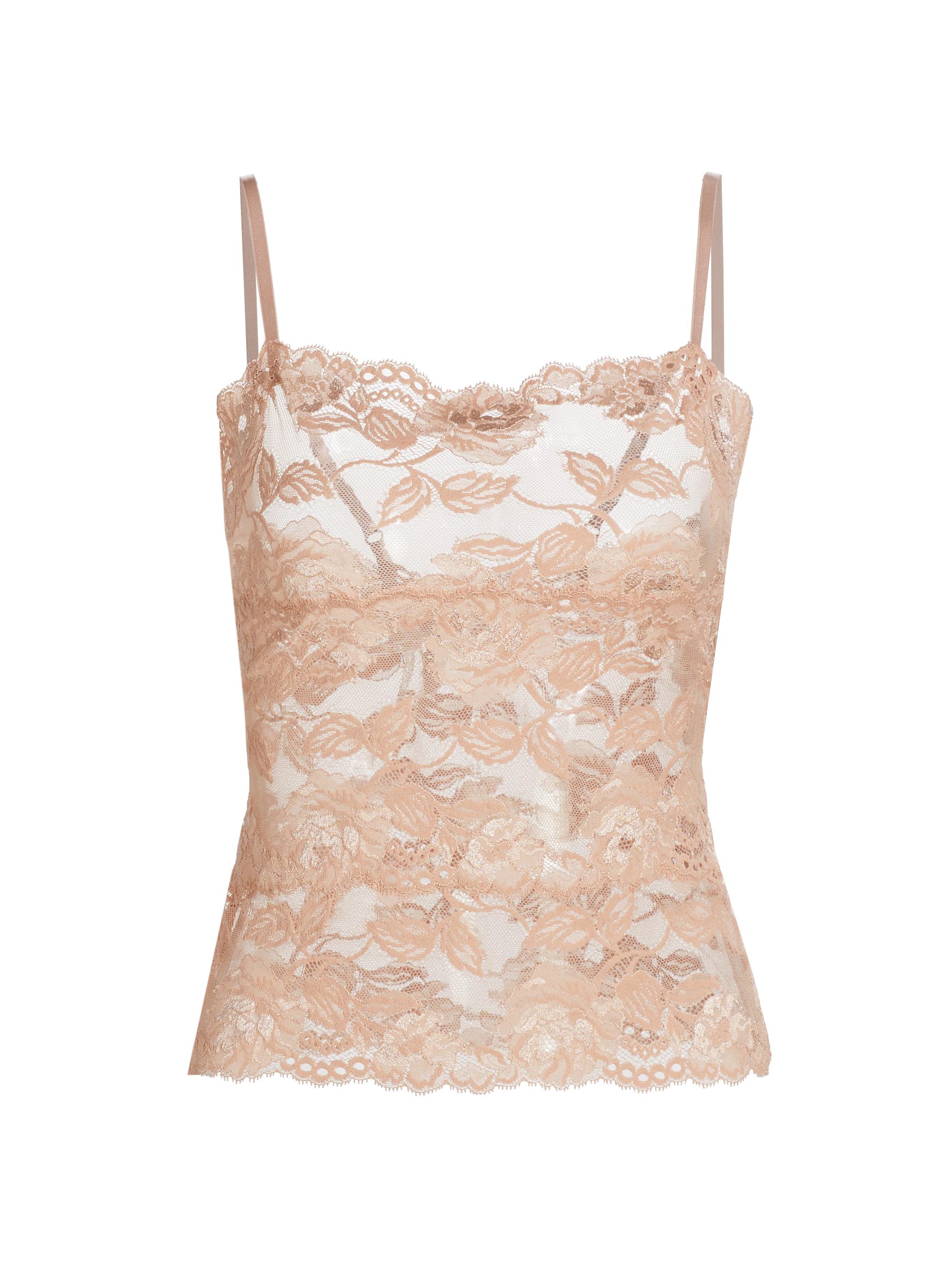 Josie Natori Women's Imagine Floral Lace Camisole - Rose Petal