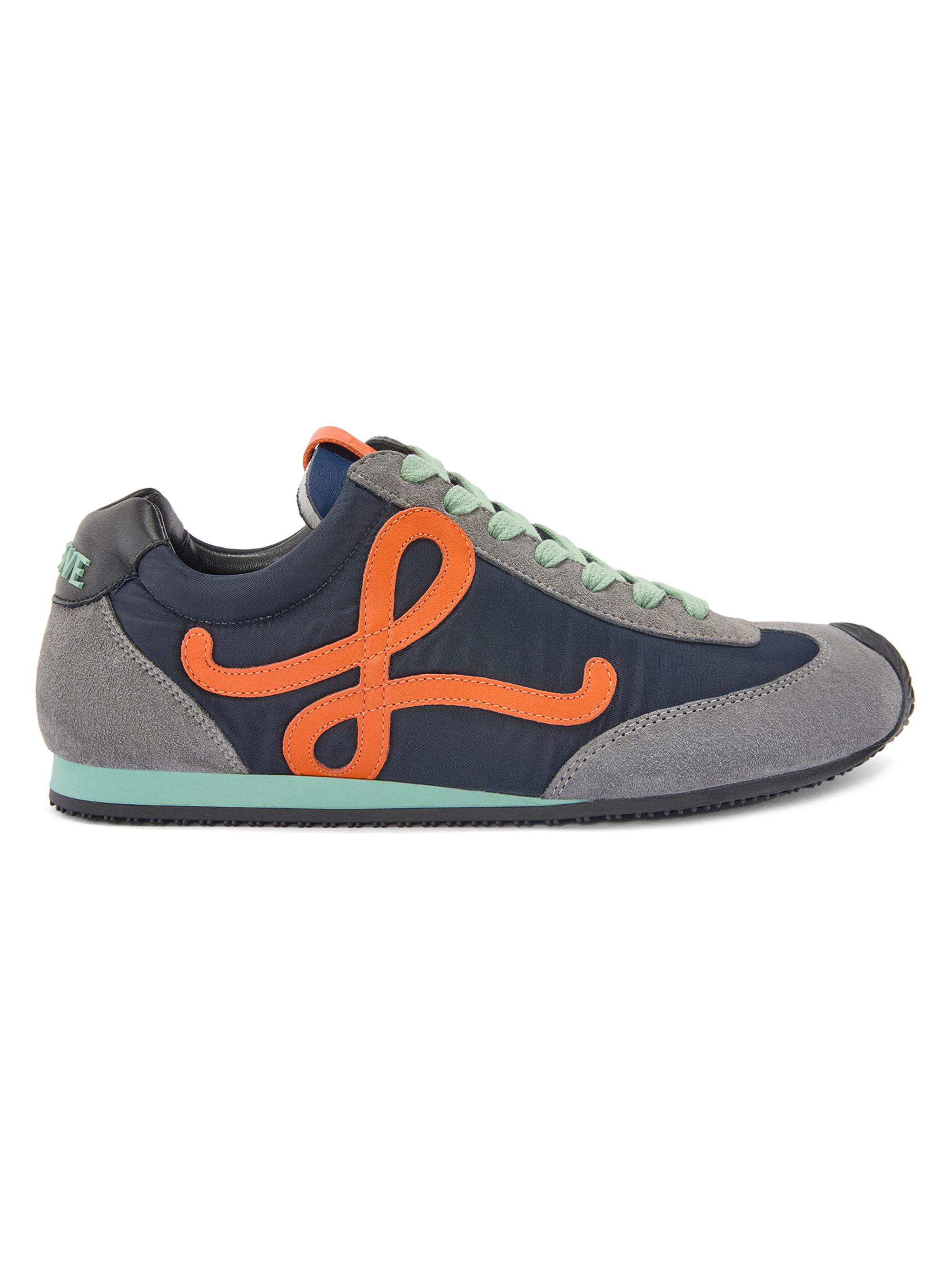 LOEWE Men's Ballet Runner 2.0 Low-Top Sneakers - Navy Orange