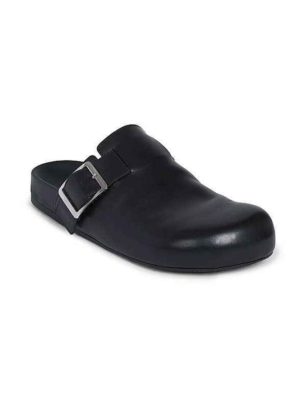 Shop LOEWE Men's Ease Buckle Leather Mules | Saks Fifth Avenue Shop LOEWE Men's Ease Buckle Leather Mules | Saks Fifth Avenue