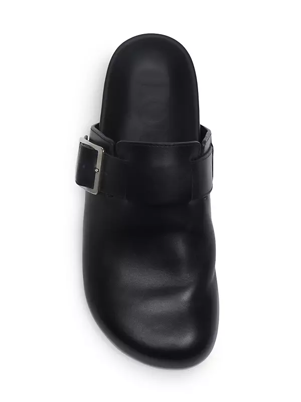 Shop LOEWE Men's Ease Buckle Leather Mules | Saks Fifth Avenue Shop LOEWE Men's Ease Buckle Leather Mules | Saks Fifth Avenue