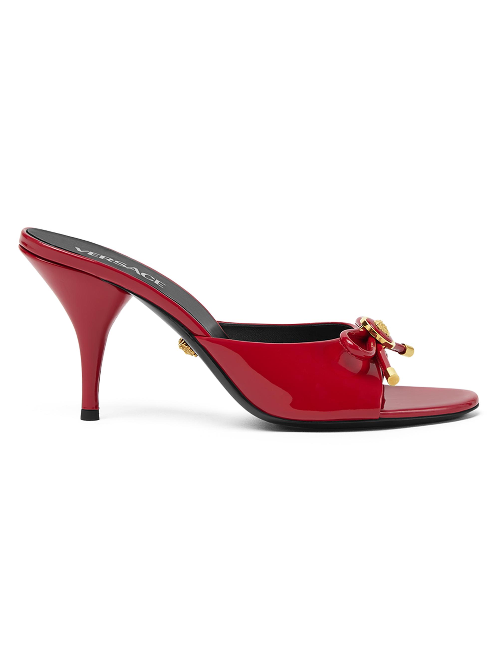 Fendi Fold 55MM Eel Skin Mules | Saks Fifth Avenue