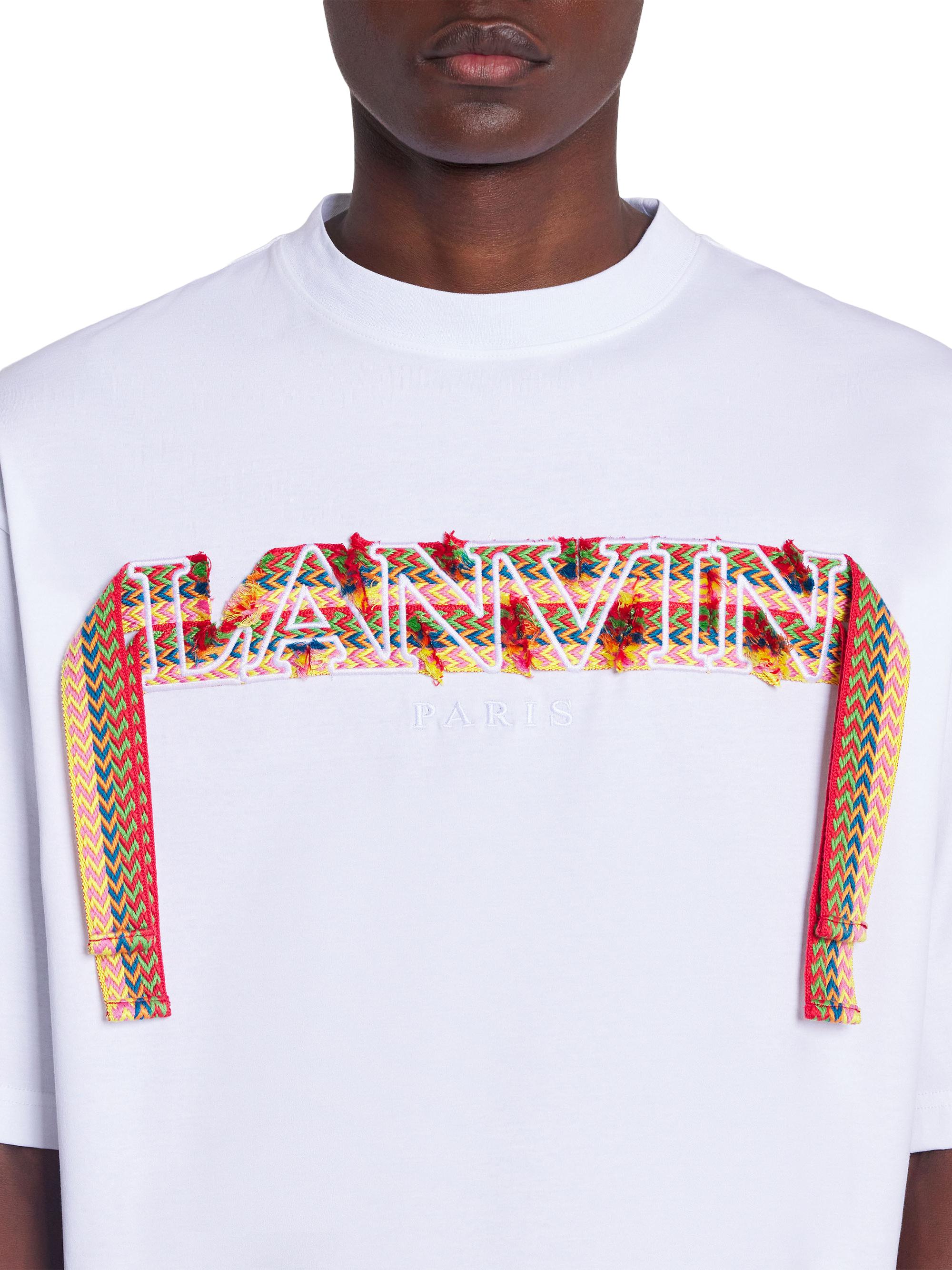 Lanvin Curb Lace Oversized T-Shirt | Saks Fifth Avenue