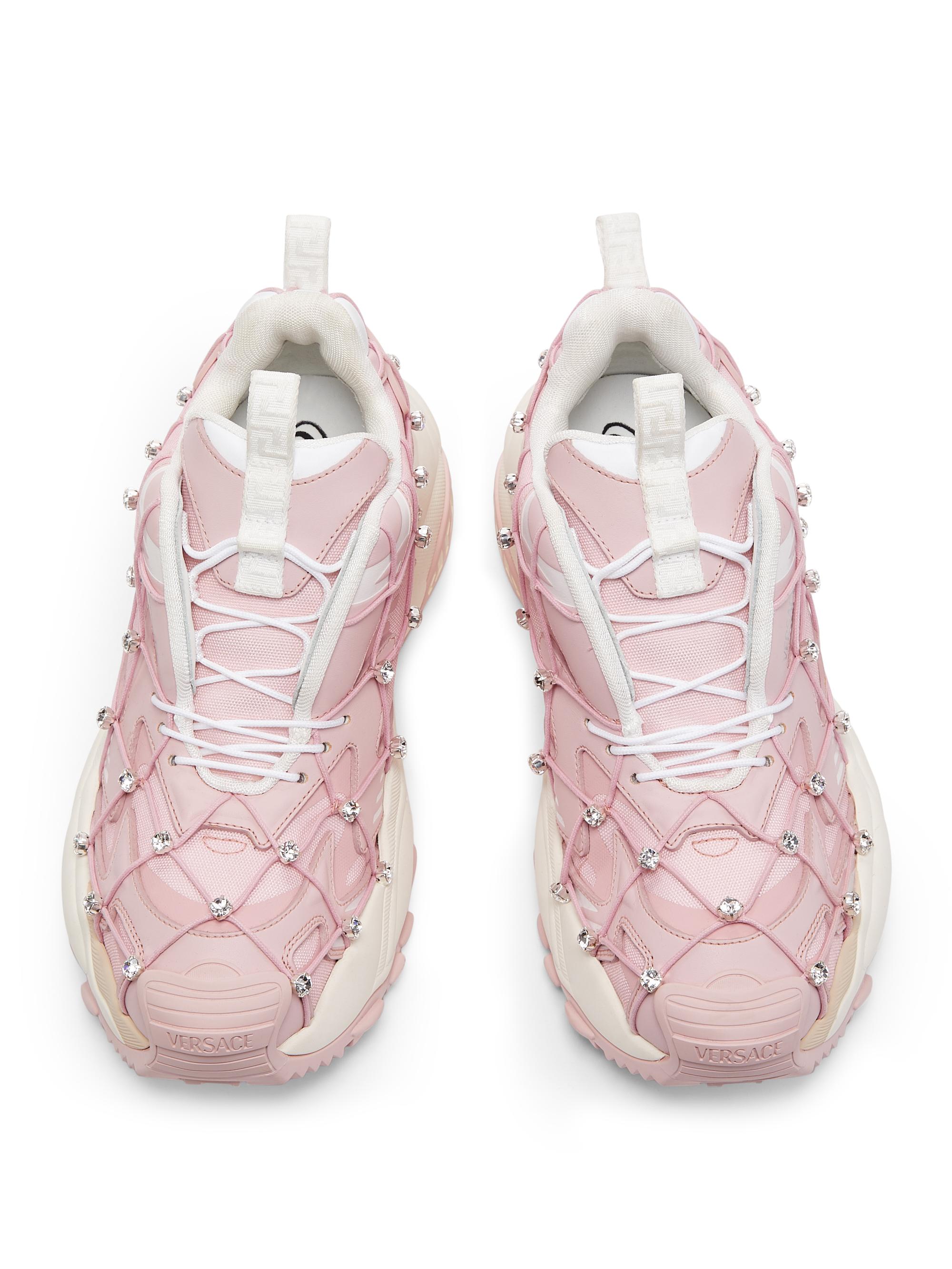 Versace Women's V2 Mercury Crystal-Embellished Sneakers