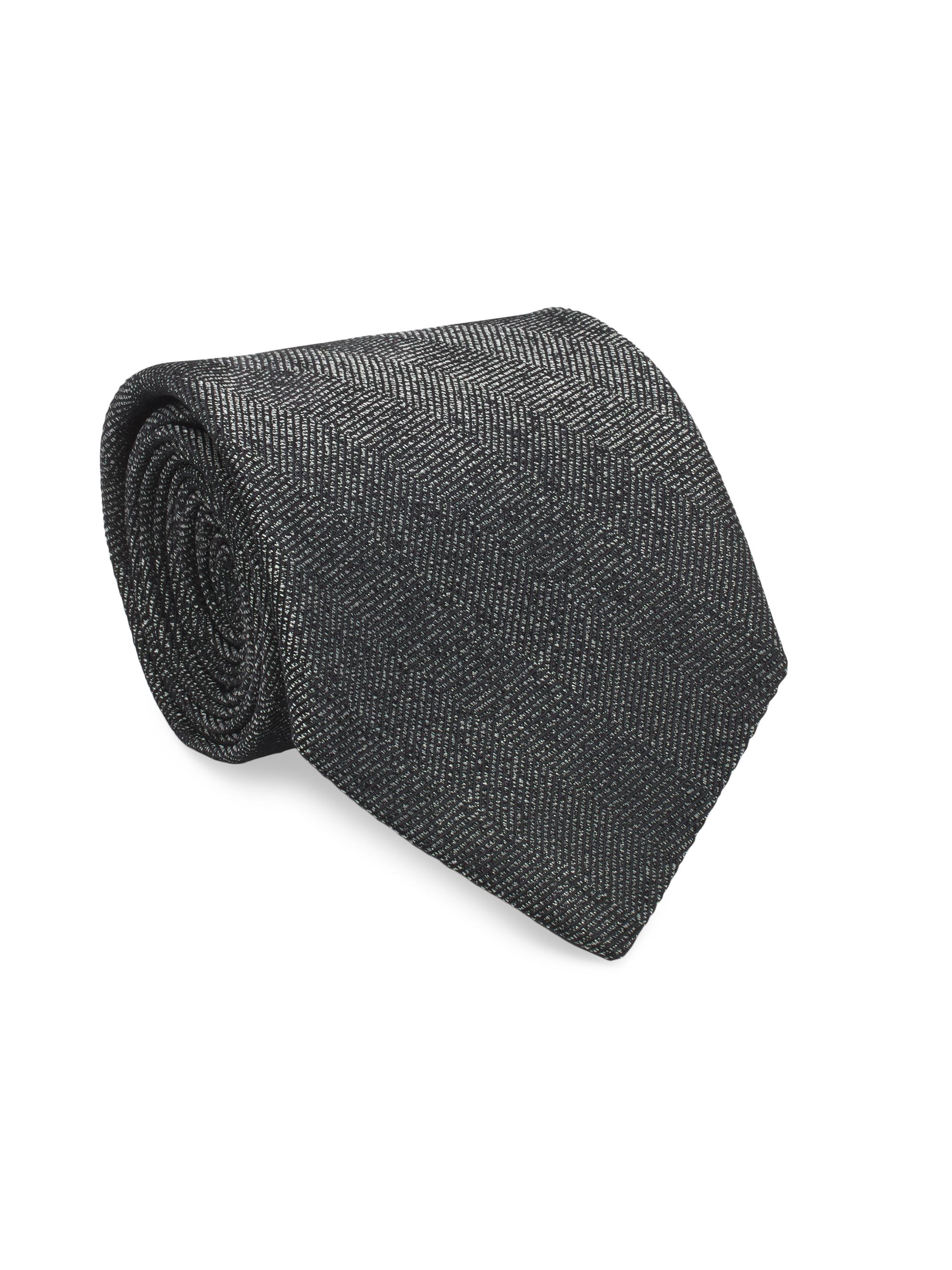 Lanvin Men's Tie in Satin - Black