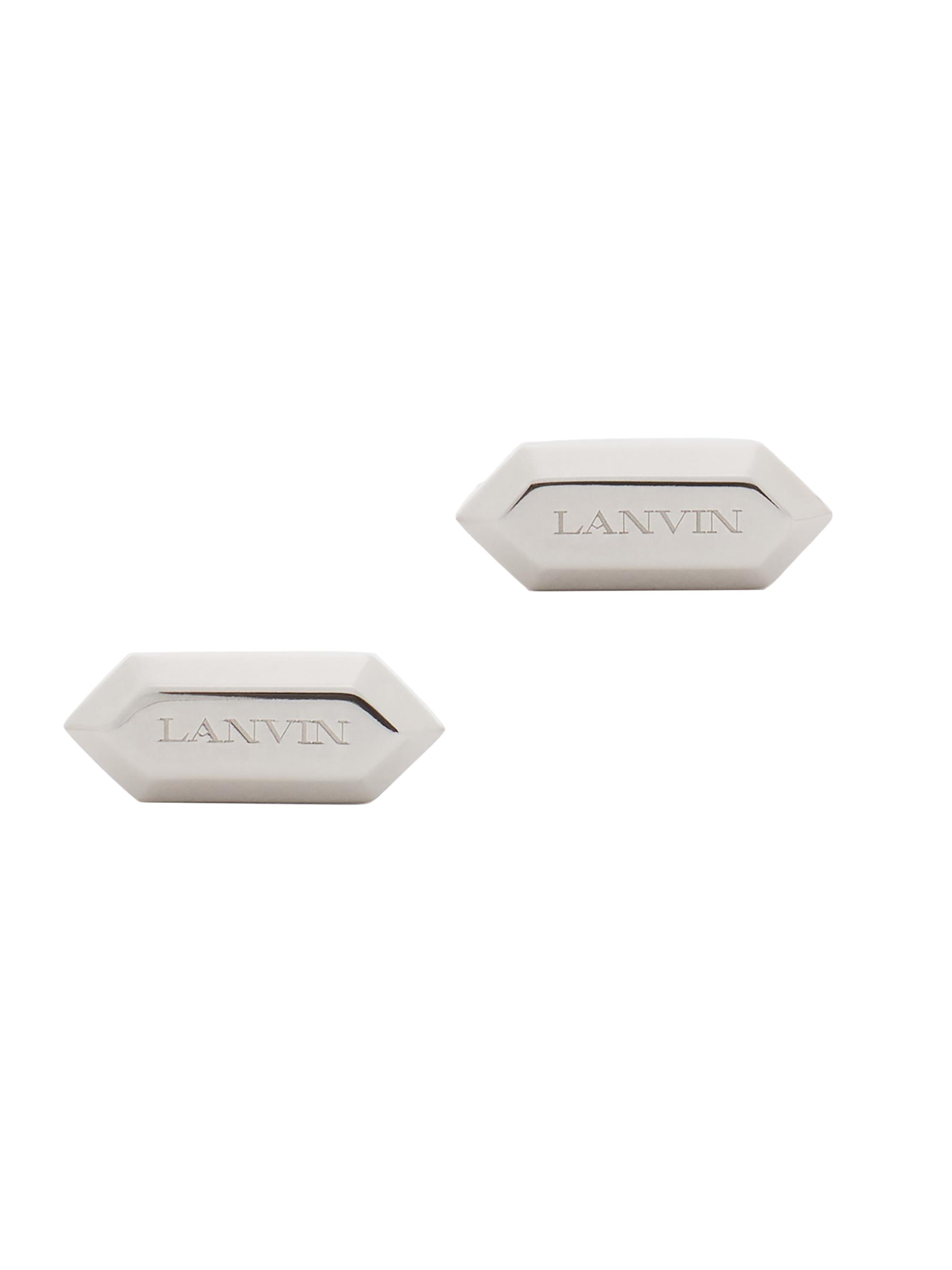 Lanvin Men's Label Cufflinks - Silver