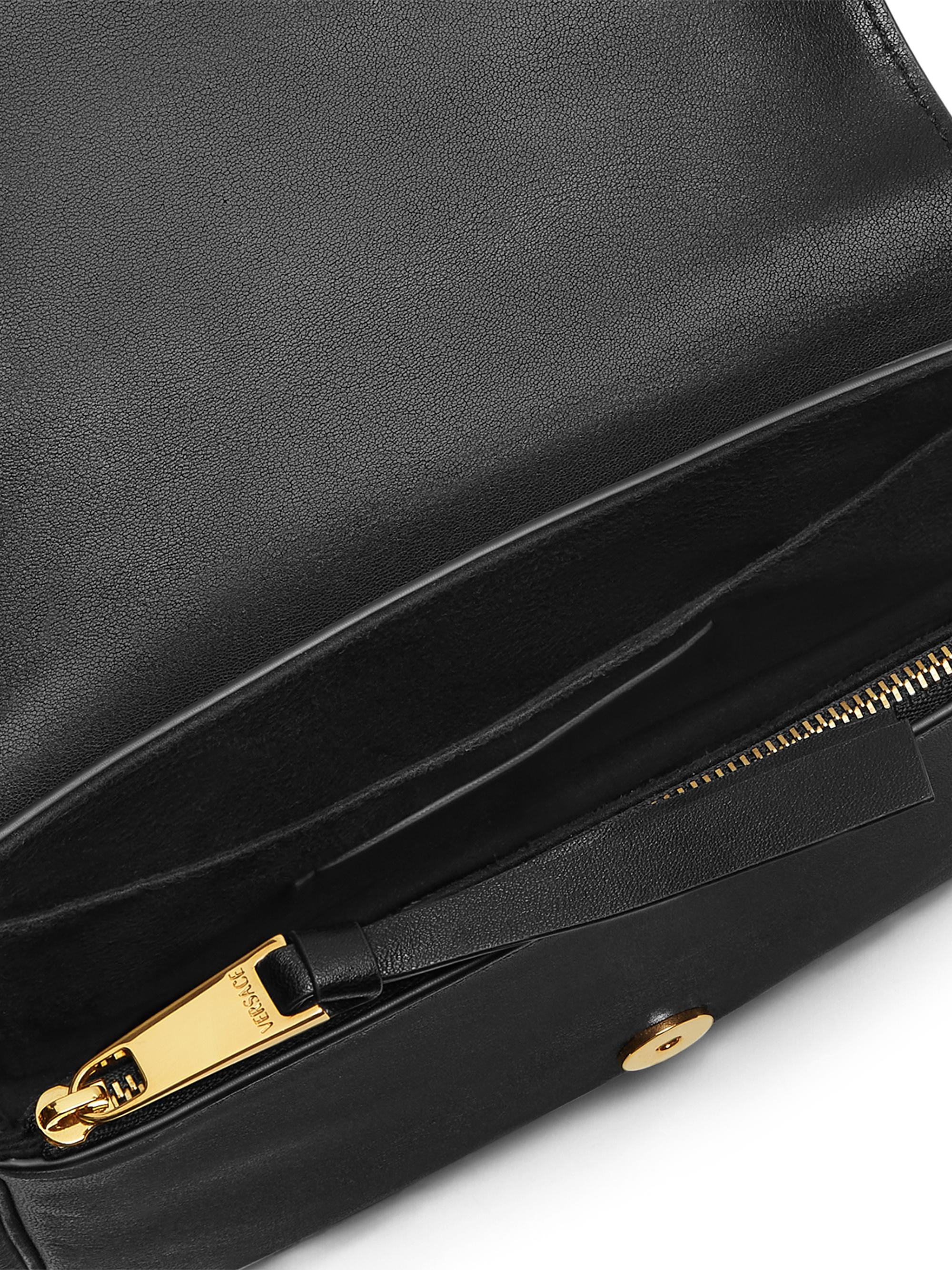 Versace Tag Mini Leather Shoulder Bag | Saks Fifth Avenue