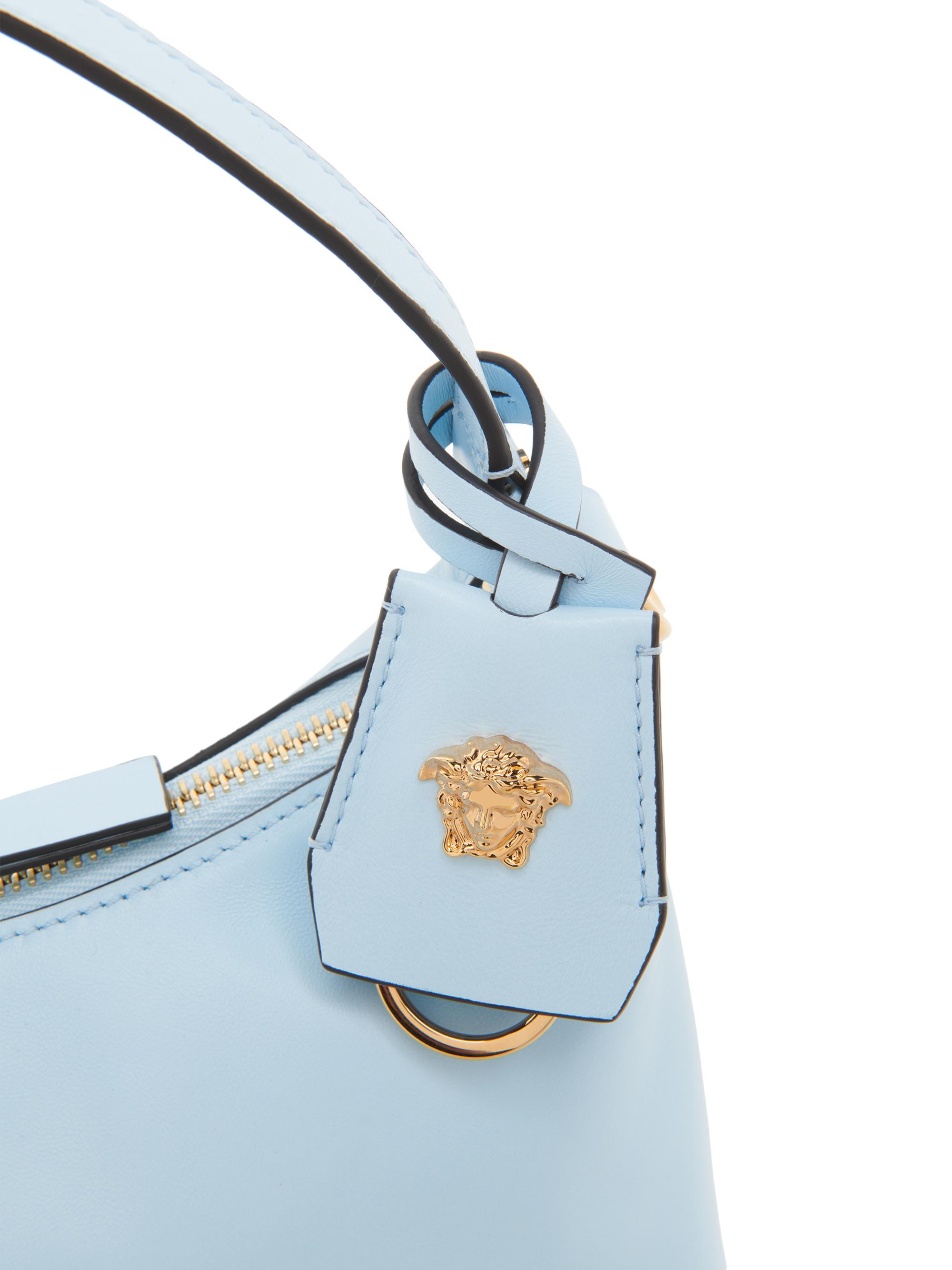 Versace Tag Leather Hobo Bag | Saks Fifth Avenue