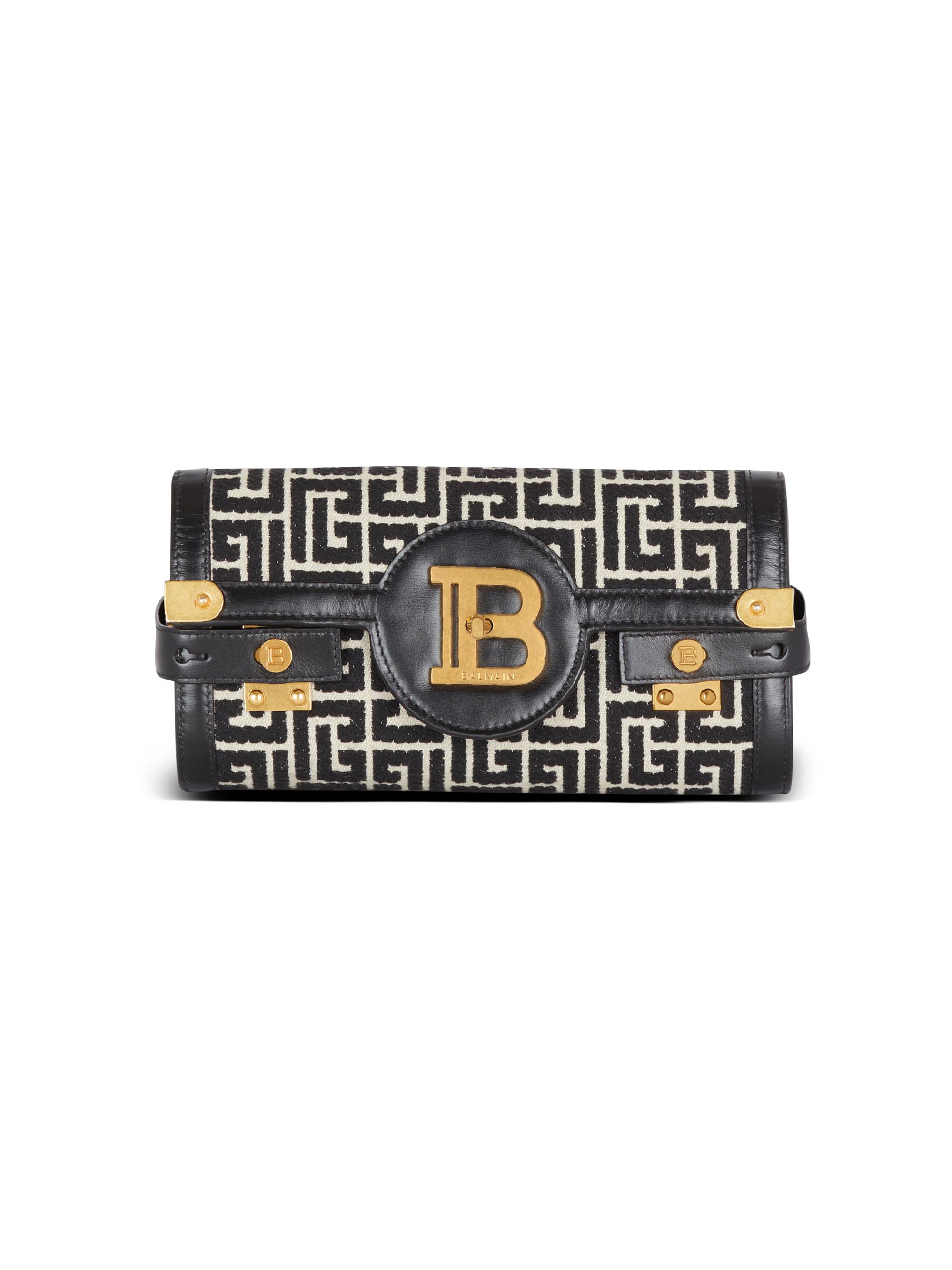 Balmain B-Buzz 23 Monogram Jacquard Shoulder Bag | Saks Fifth Avenue