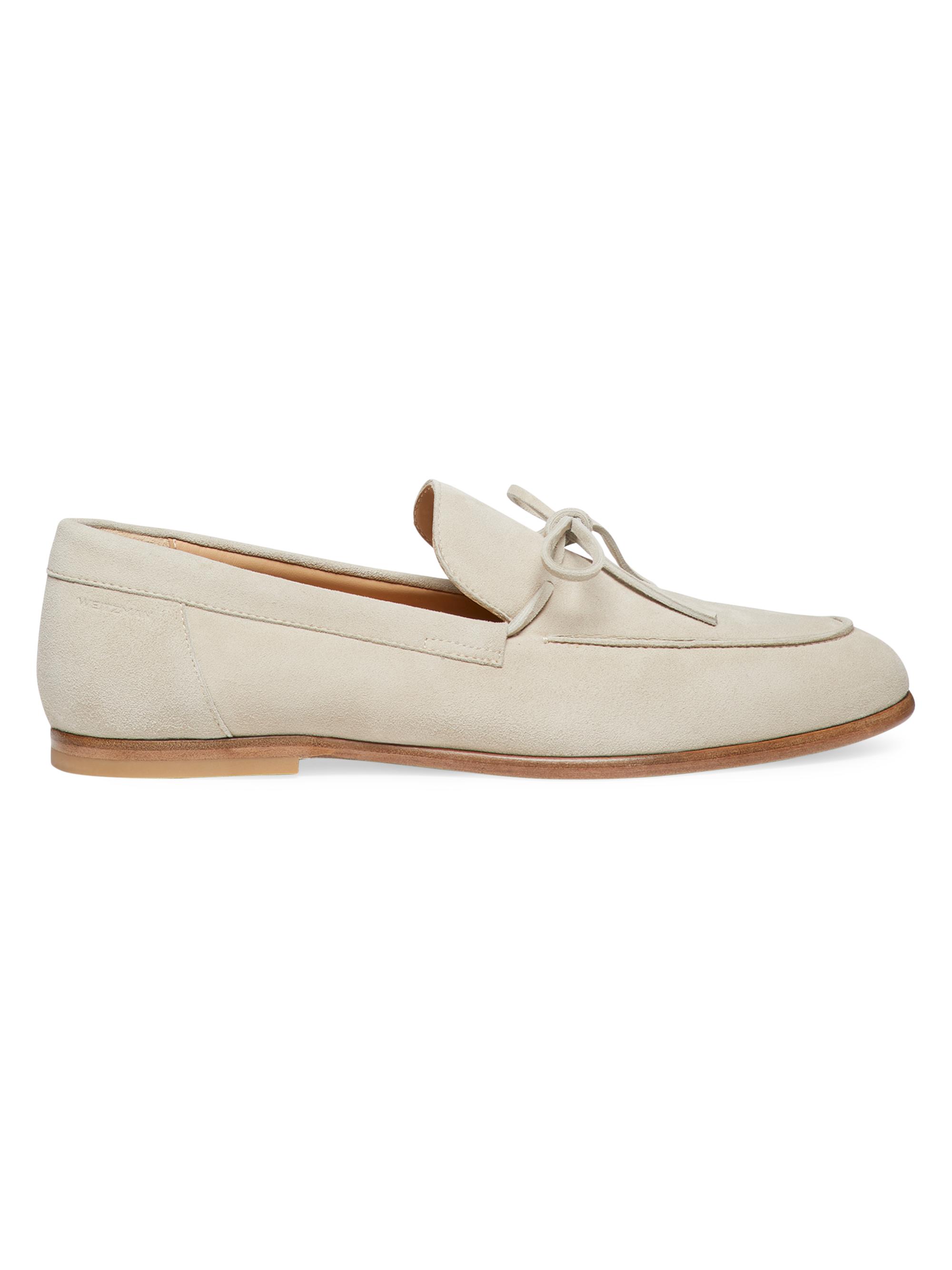 Stuart Weitzman Men's Bennett Suede Loafers - Beige