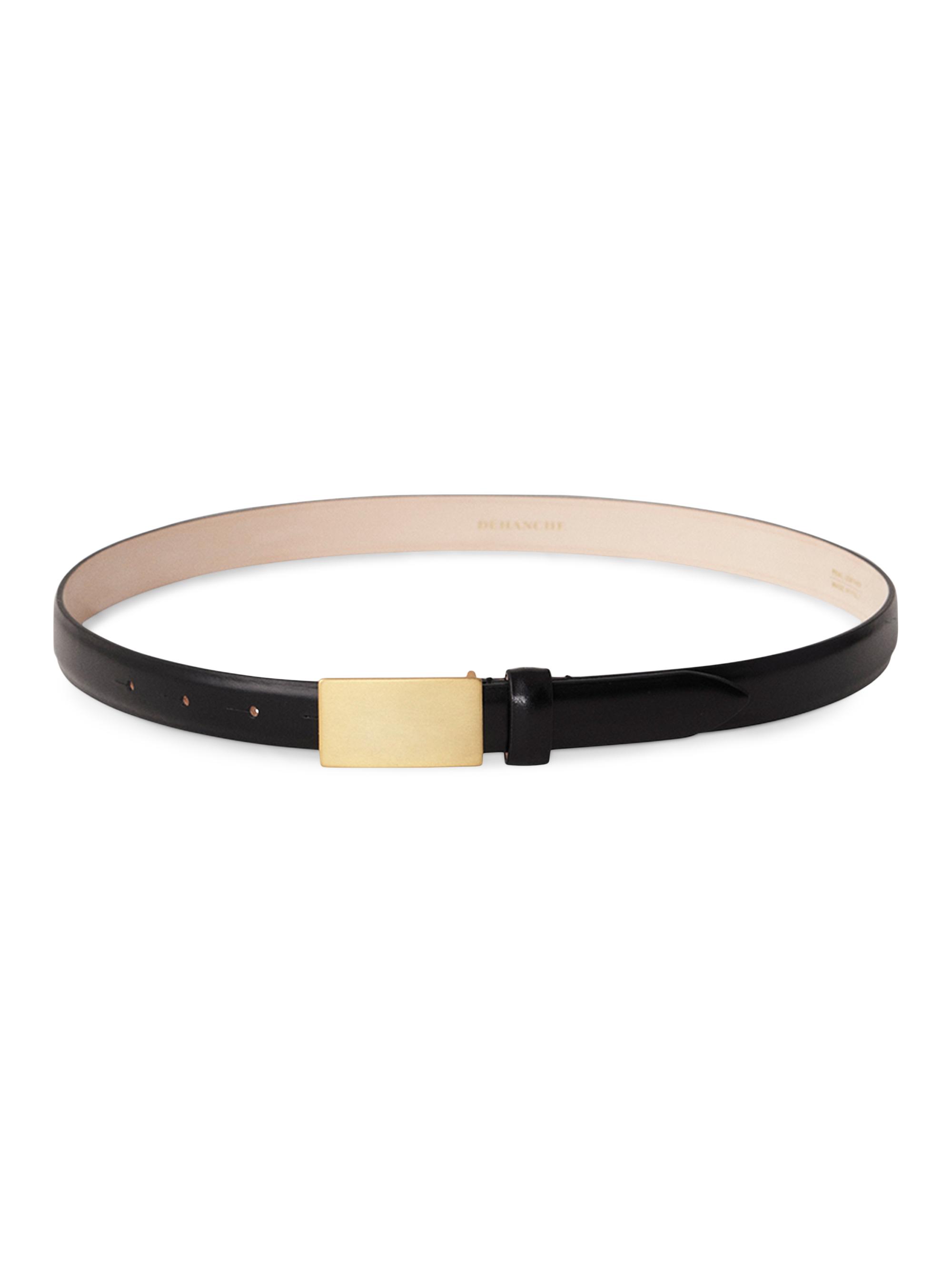 Déhanche Signet Leather Belt | Saks Fifth Avenue display picture 1