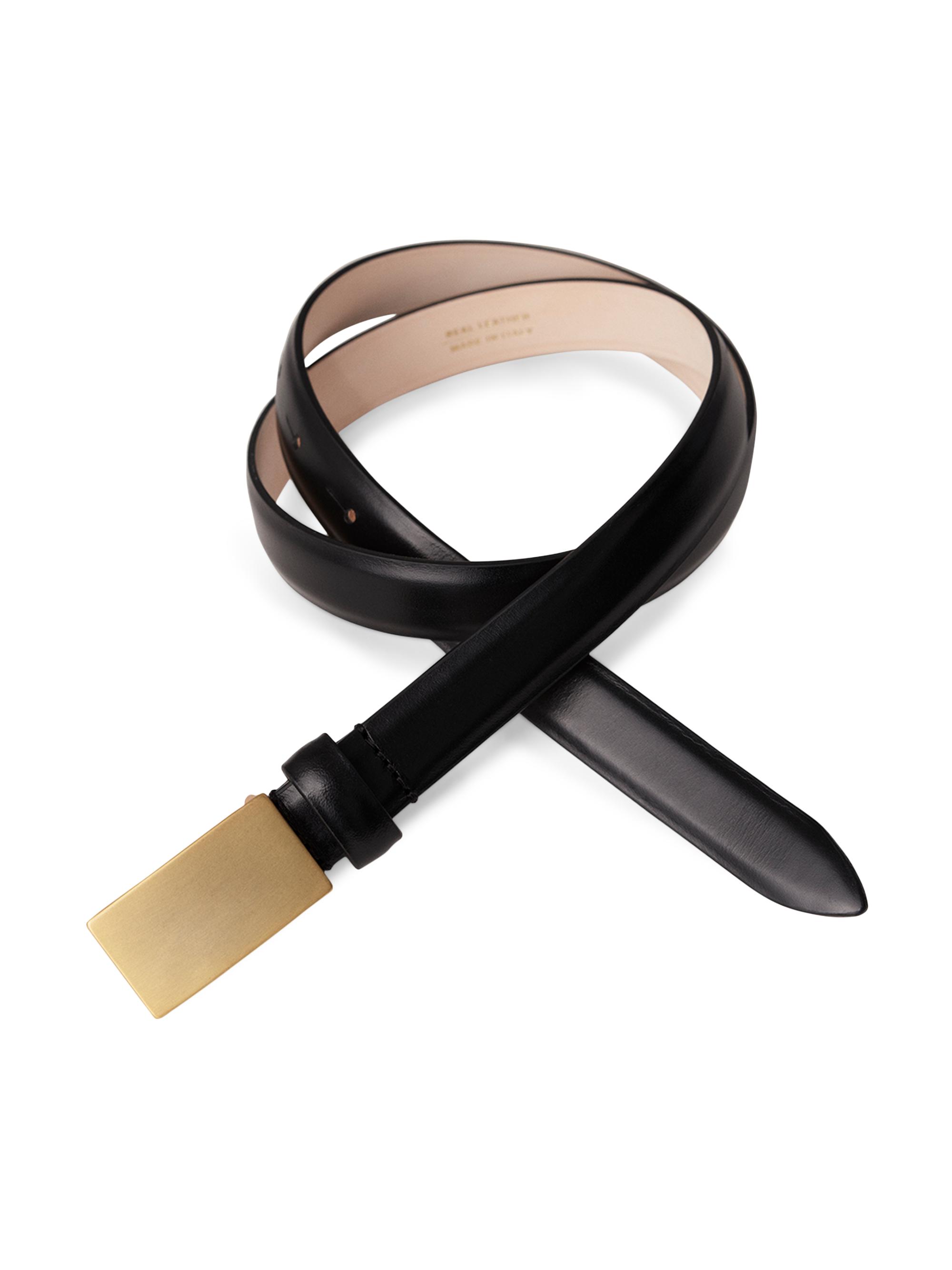 Déhanche Signet Leather Belt | Saks Fifth Avenue display picture 2