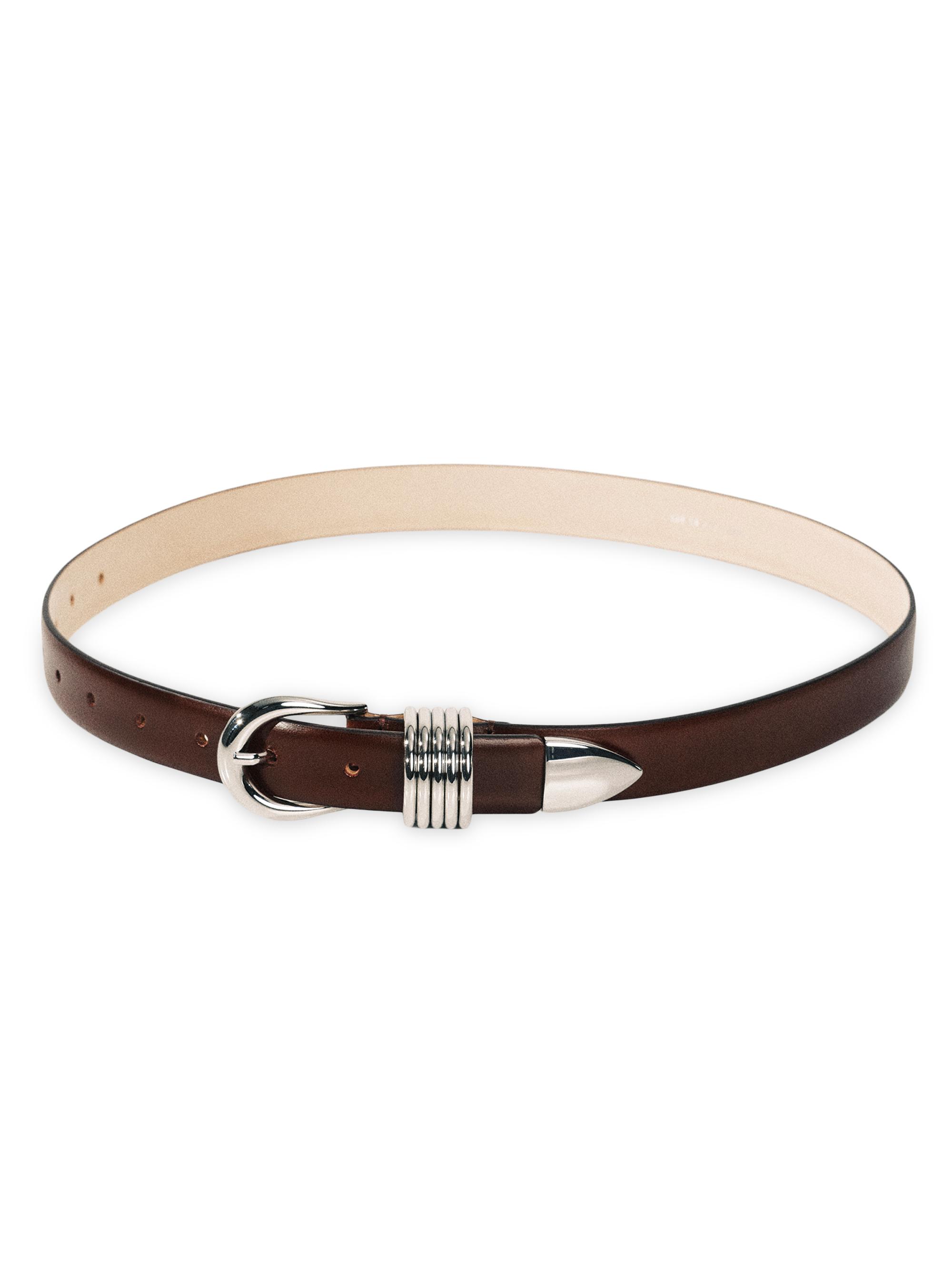 Déhanche Hollyhock Mixed Metal Leather Belt | Saks Fifth Avenue
