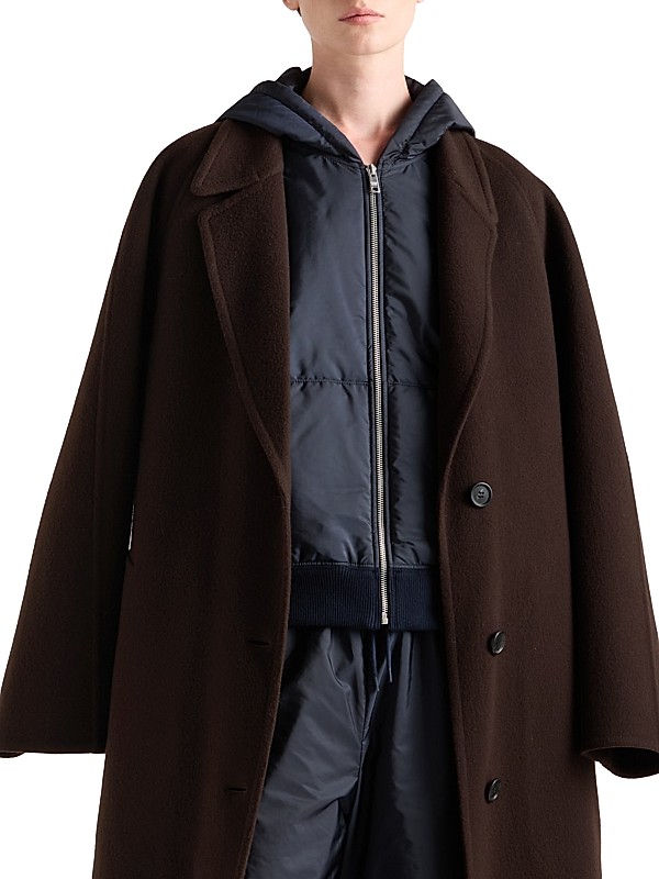 Shop Prada Lightweight Hooded Re-Nylon Blouson Jacket | Saks Shop Prada Lightweight Hooded Re-Nylon Blouson Jacket | Saks