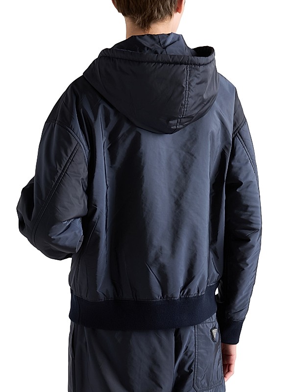 Shop Prada Lightweight Hooded Re-Nylon Blouson Jacket | Saks Shop Prada Lightweight Hooded Re-Nylon Blouson Jacket | Saks