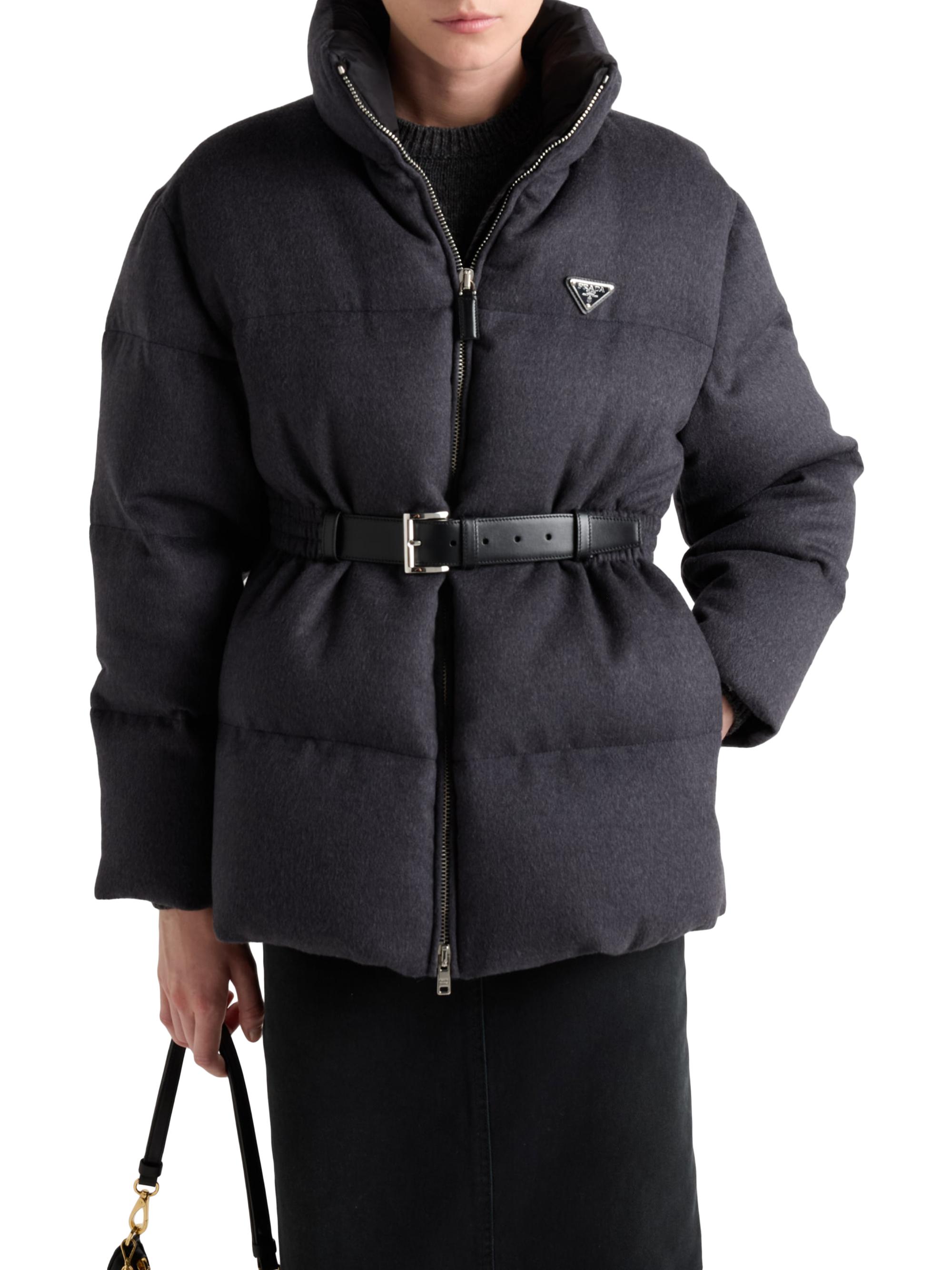 Prada Flannel Down Jacket | Saks Fifth Avenue