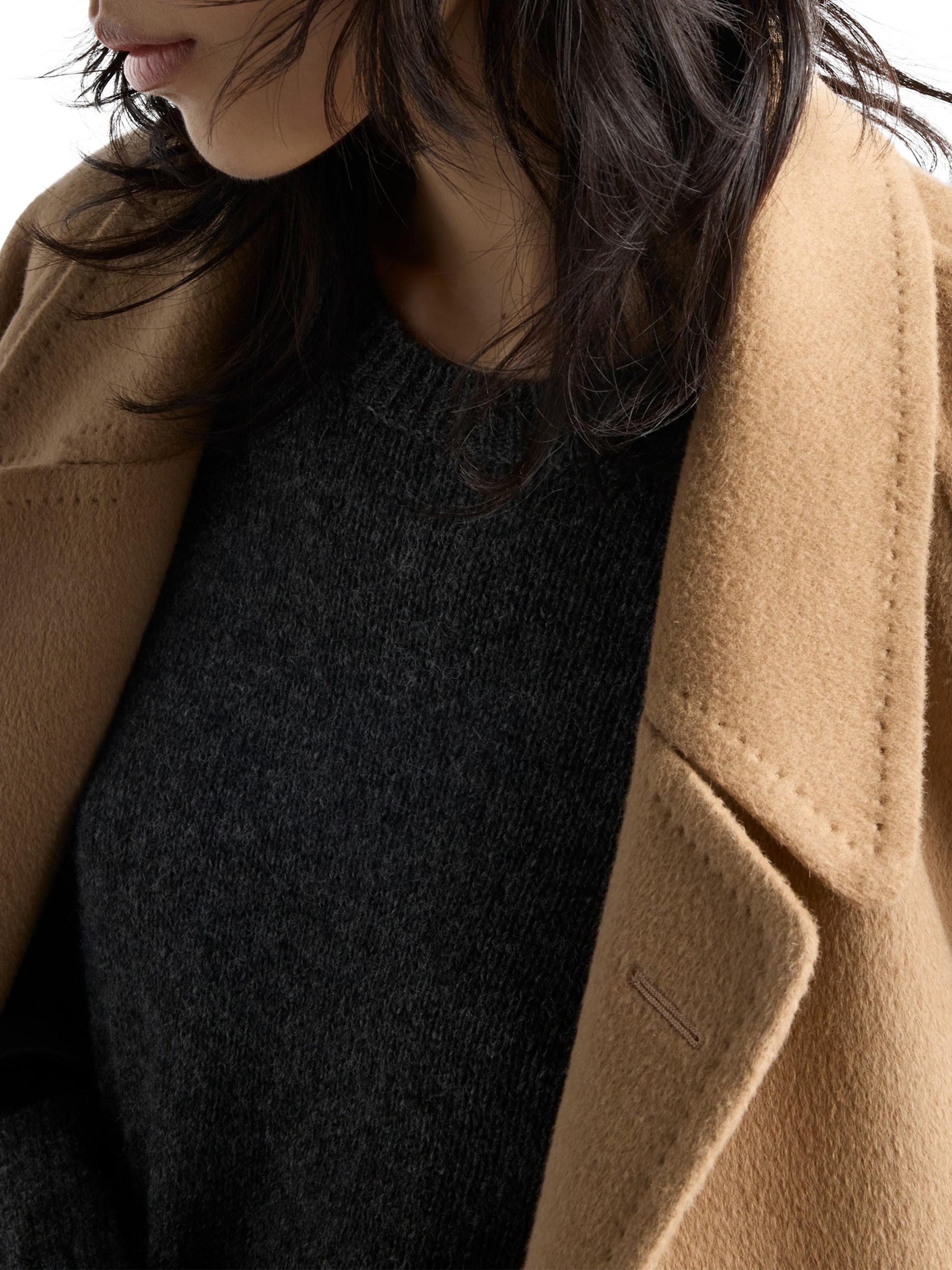 Prada Double-Breasted Cashgora Coat | Saks Fifth Avenue