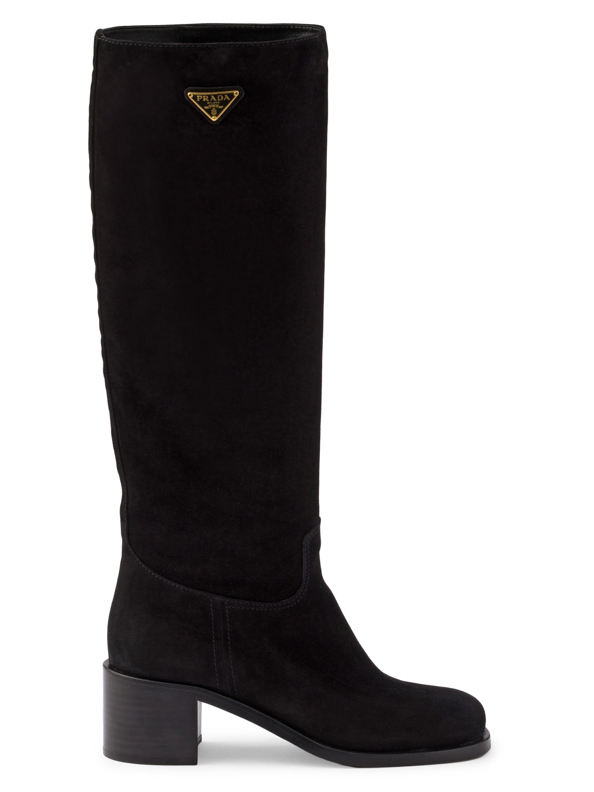 Prada Suede Boots | Saks Fifth Avenue