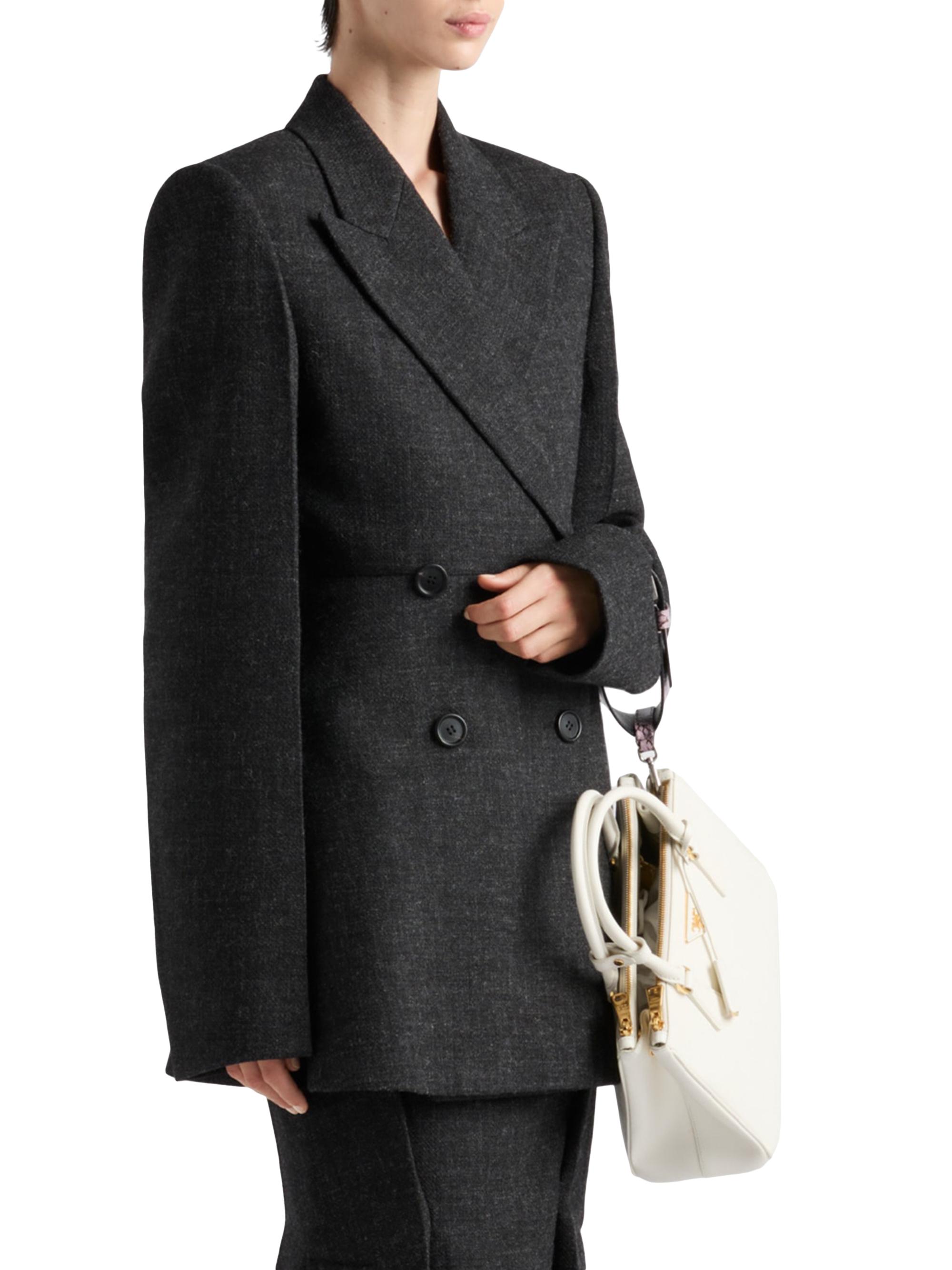 Prada Double Breasted Vintage Look Rush Stitch Jacket | Saks