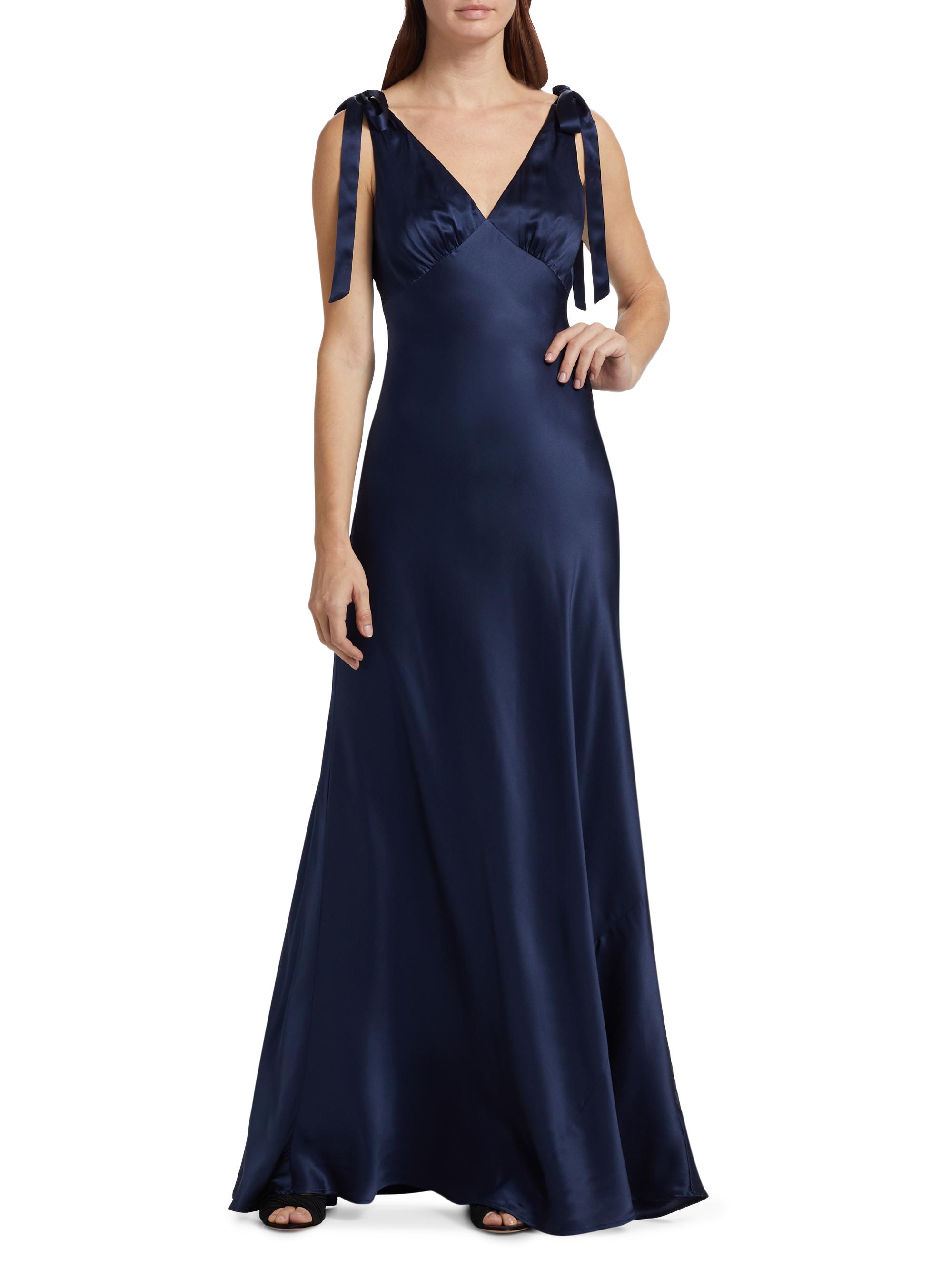 chinese dress ladies Signature V Neck Maxi Dress (Lace) Xs / Pink main image 0
